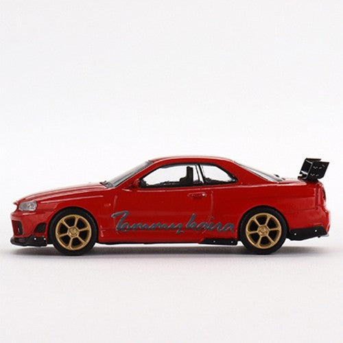 Mini GT Nissan Gt-R (R34) Tommykaira R-Z Red (RHD)