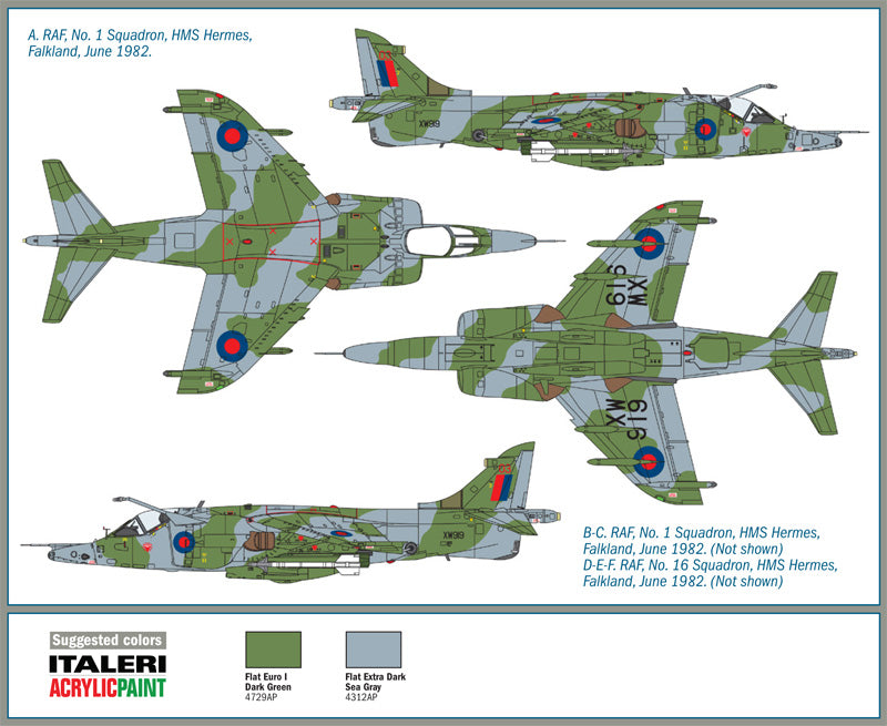 Harrier Gr.3 Fighter Ket - Falklands War