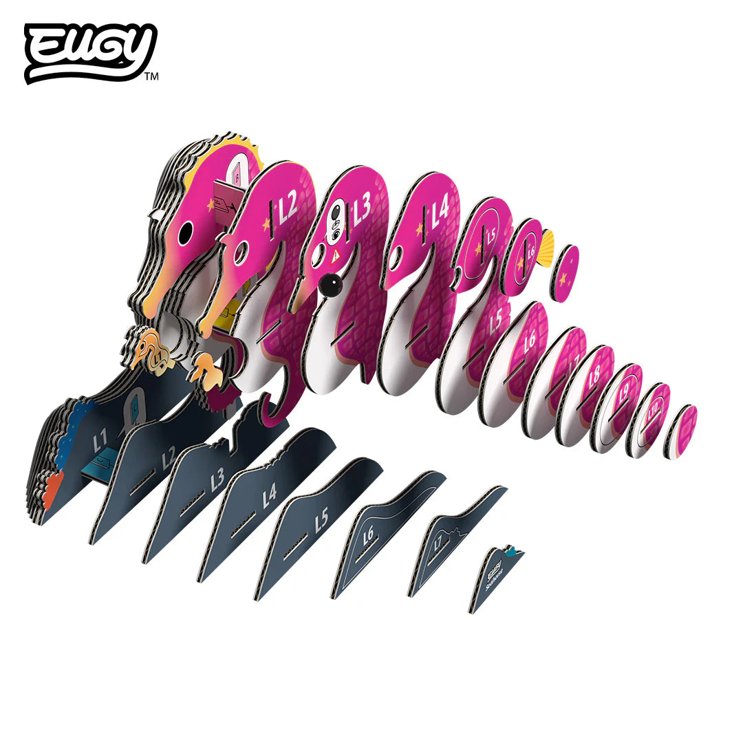 EUGY Seahorse 3D Puzzle