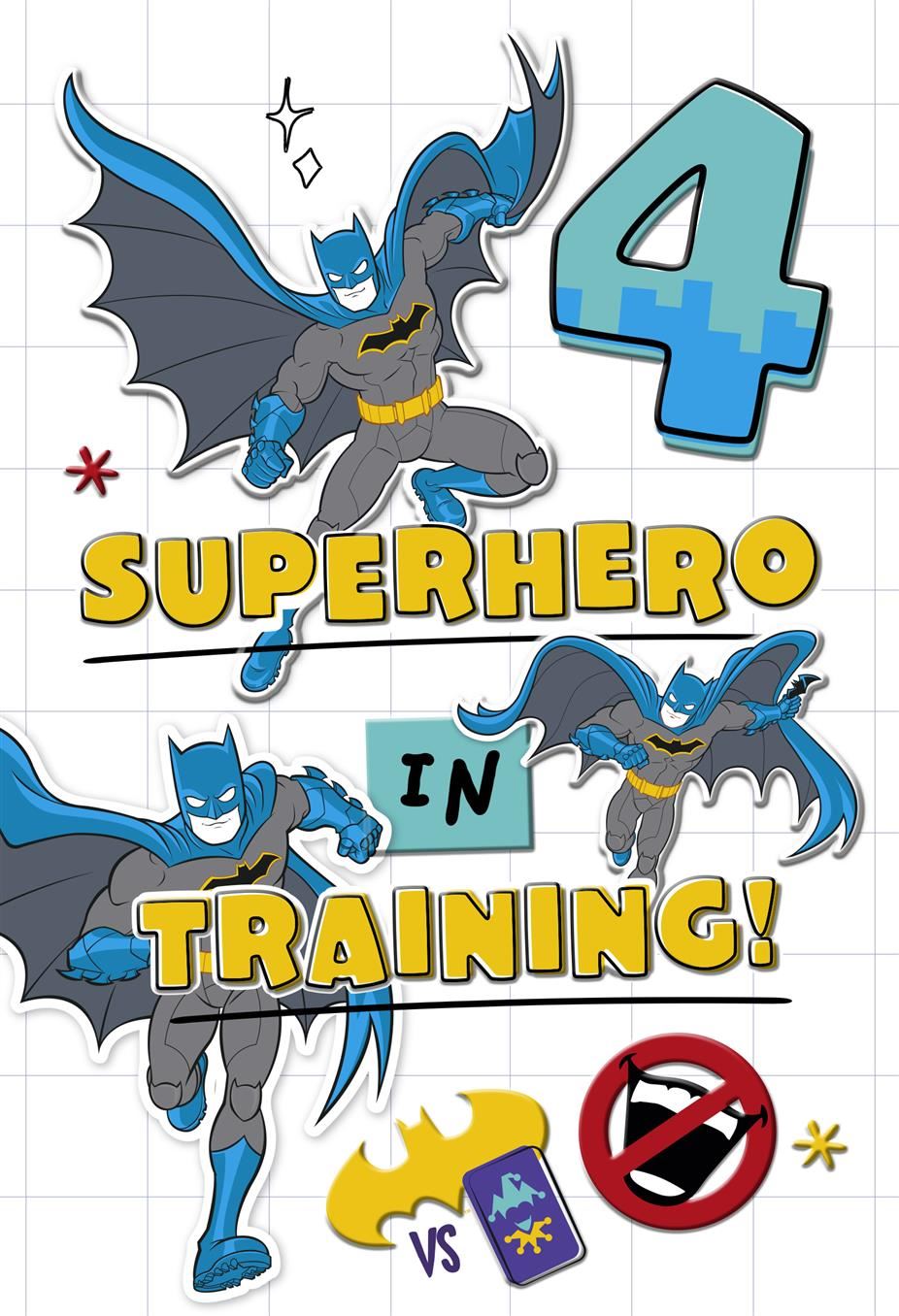 Hallmark Batman 4th Birthday Card