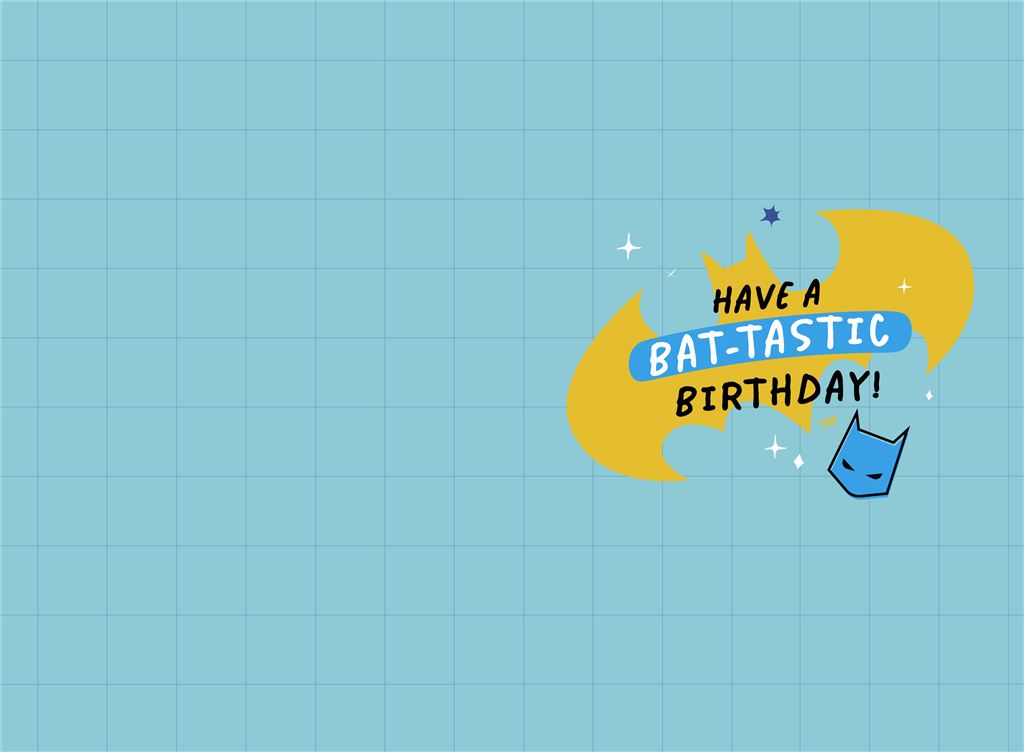 Hallmark Batman 4th Birthday Card