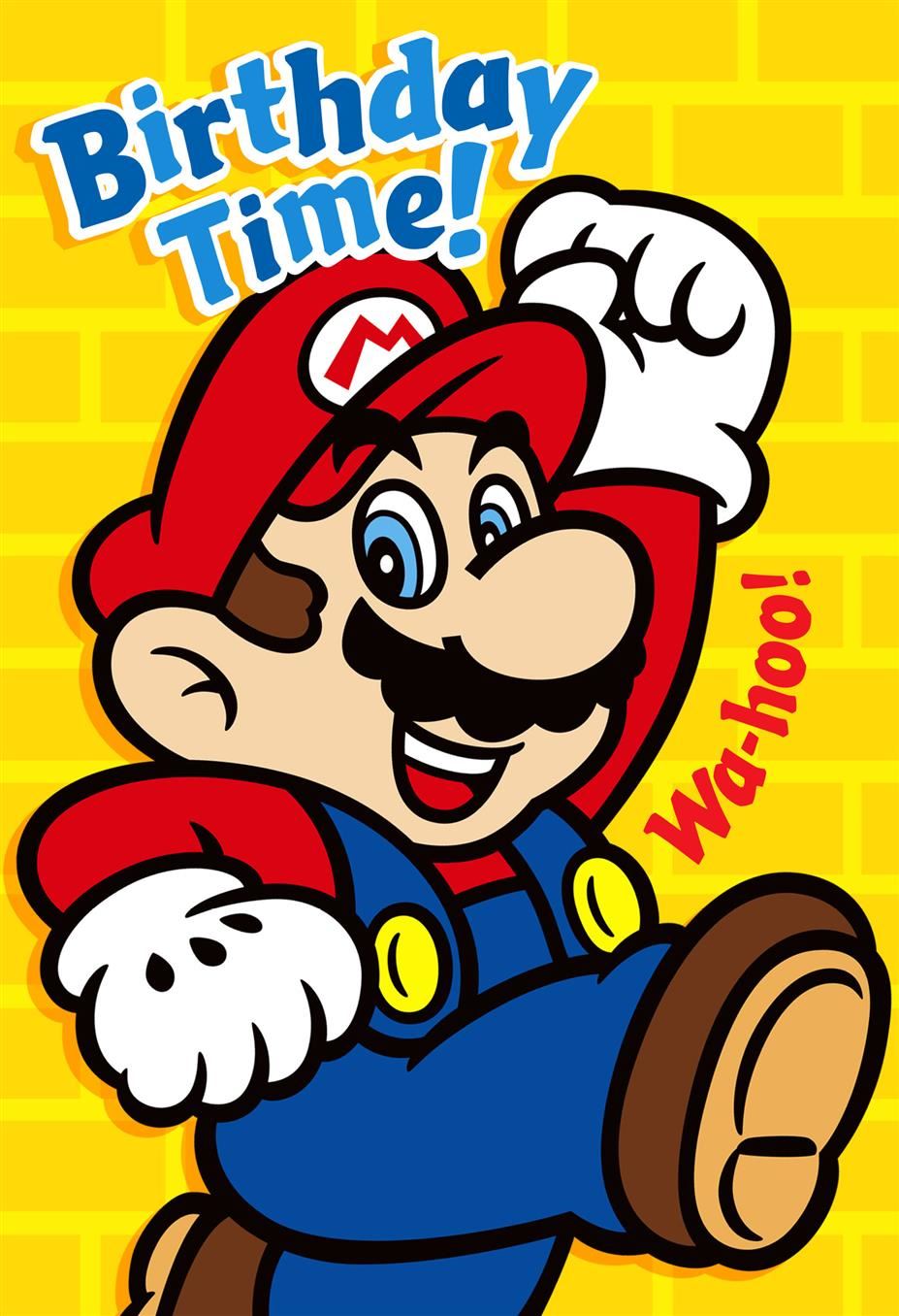 Hallmark Super Mario Birthday Card