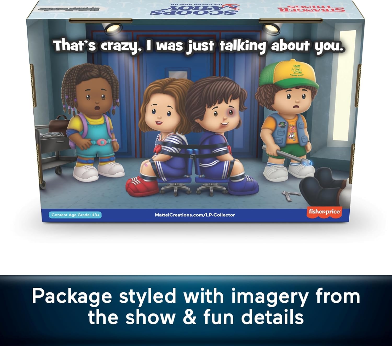 Fisher Price Stranger Things Scoops Ahoy Collector Set