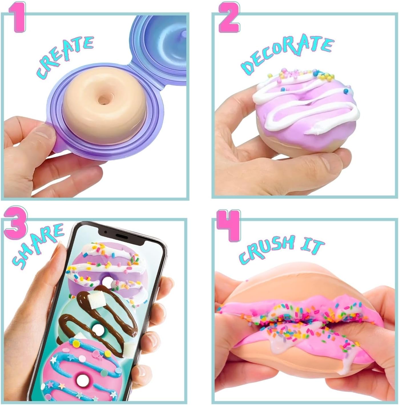 So Slime Sensations Sugary Crush Donuts