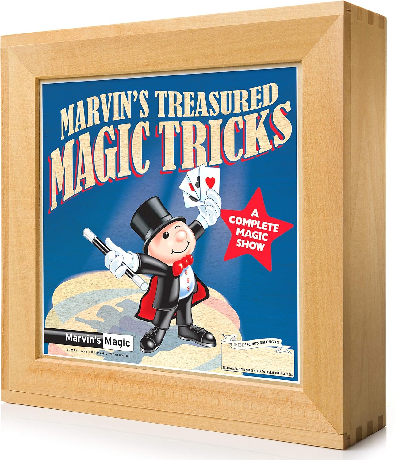 Marvins Magic Treasured Magic Tricks in Wooden Case