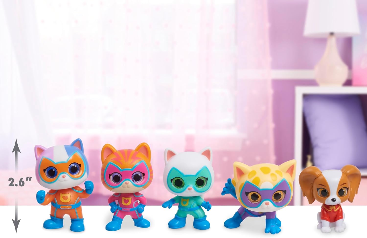 Disney Junior Super Kitties Hero Squad Figure Set