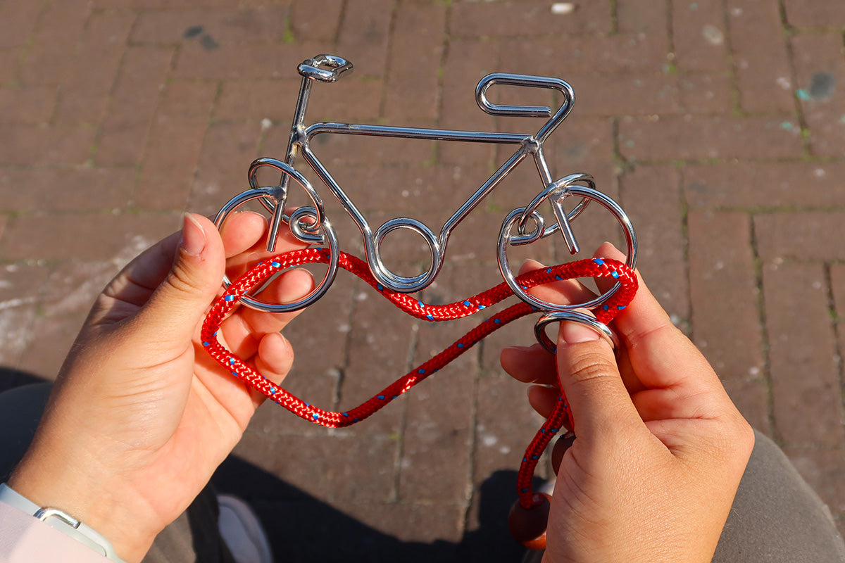 Wire Puzzle Metal Bike