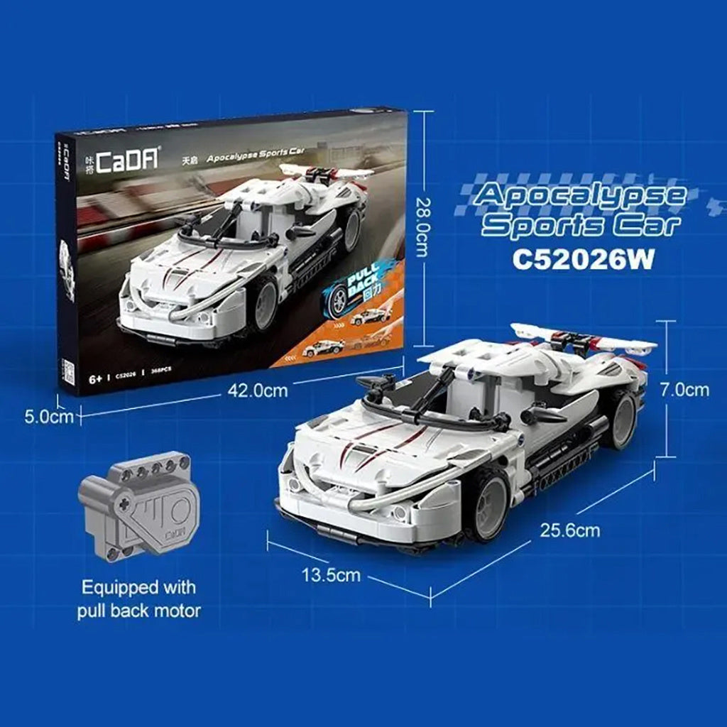 Cada Apocalypse Sports Car 377 Piece Construction