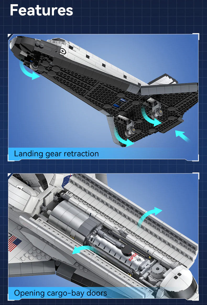 Cada NASA Space Shuttle Discovery 1827 Piece Construction Set