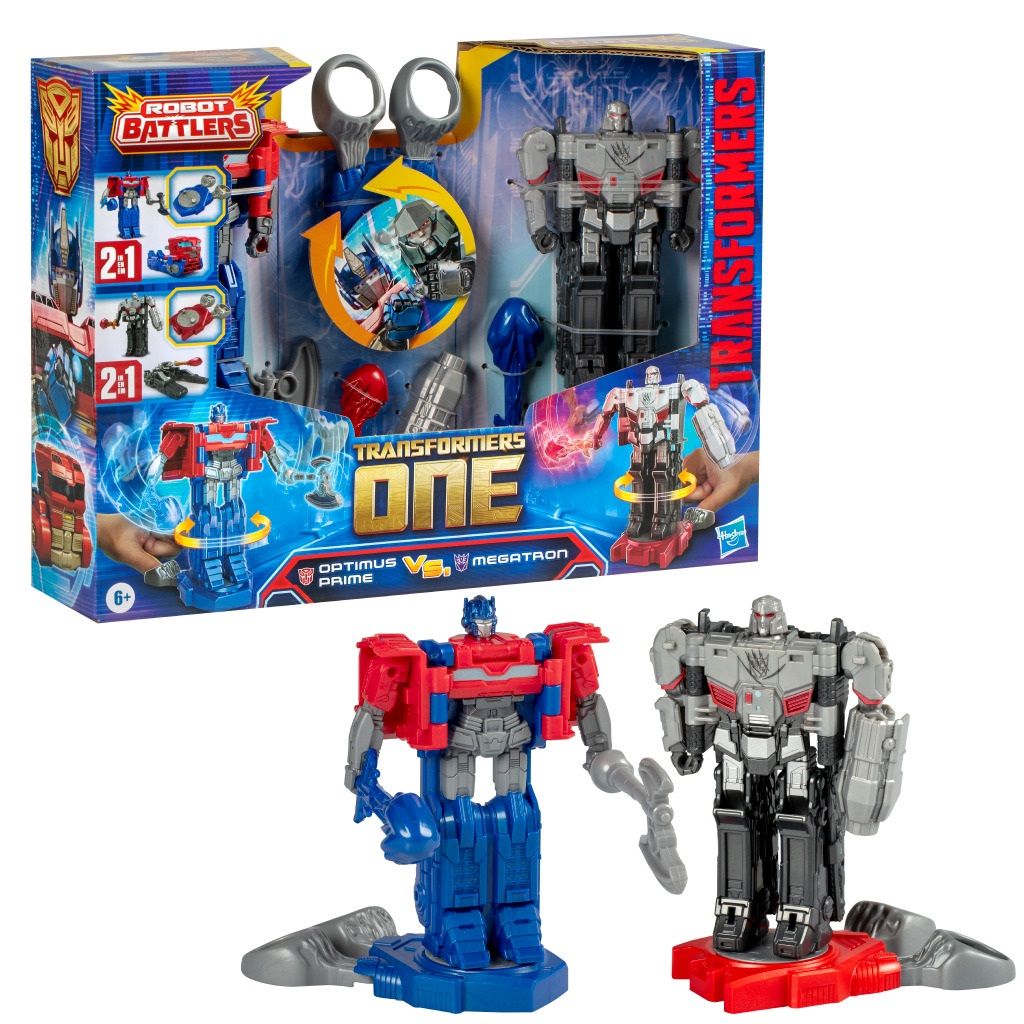 Transformers One Movie: Robot Battlers Optimus Prime V Megatron