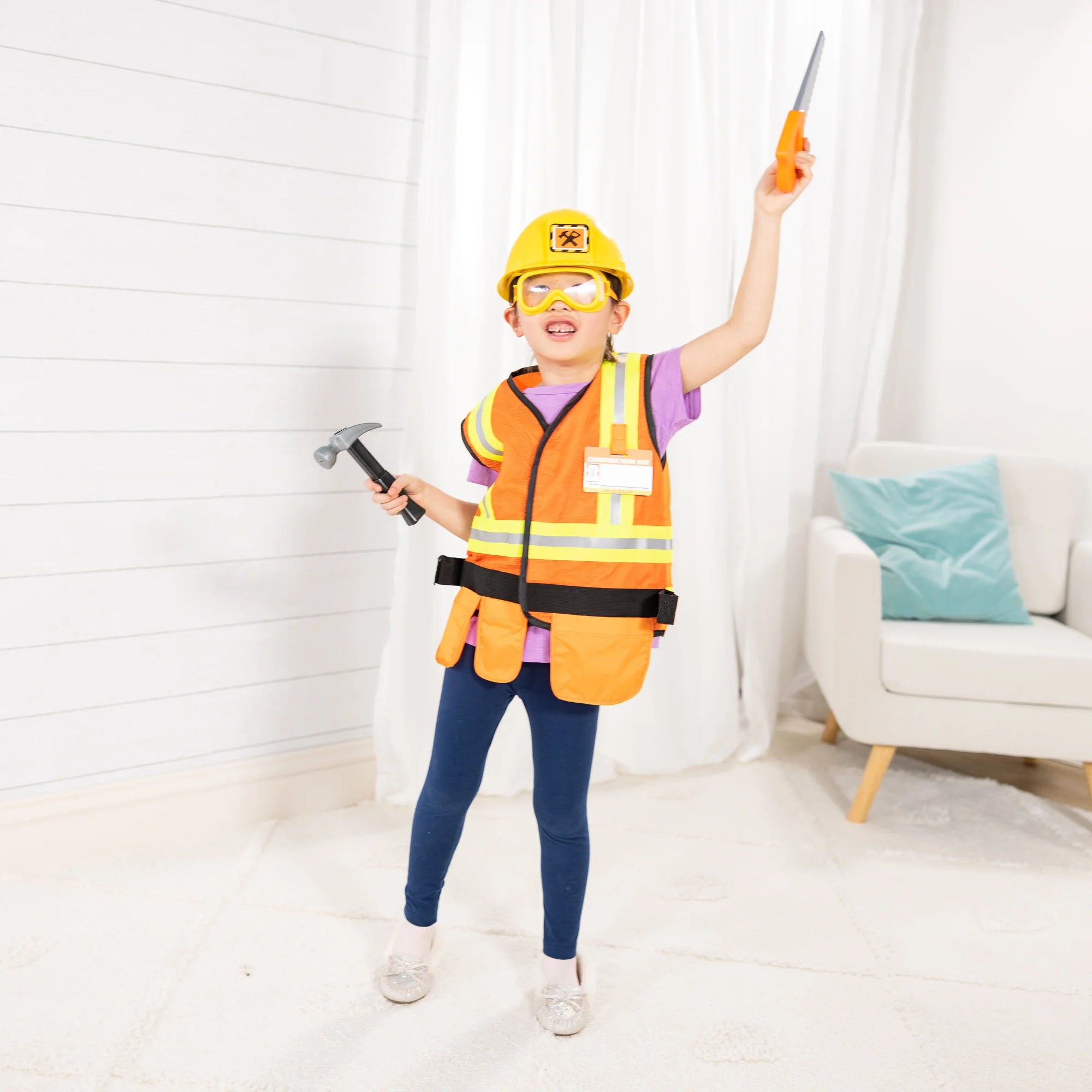 Melissa & Doug Construction Worke Roleplay Costume
