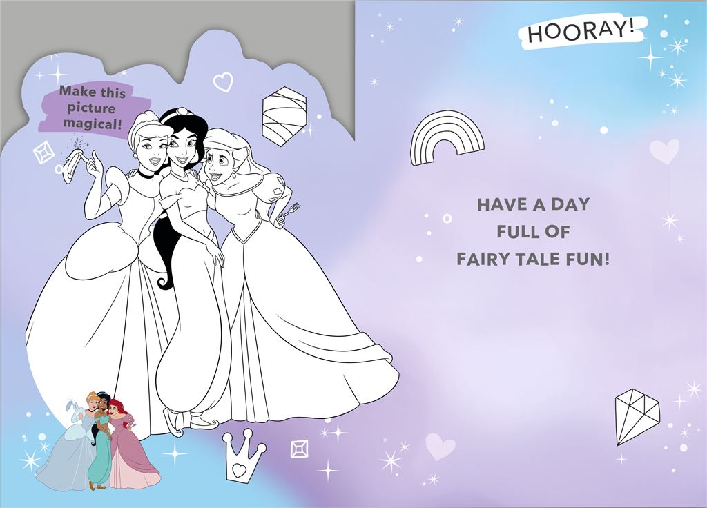 Hallmark Disney Princess 3rd Birthday Card