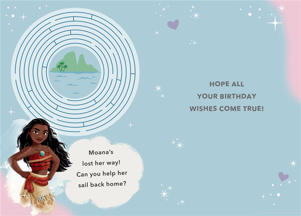 Hallmark Disney Princess 5th Birthday Card