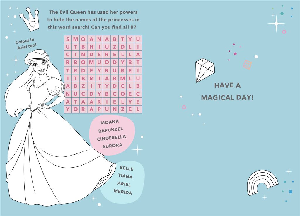 Hallmark Disney Princess 7th Birthday Card