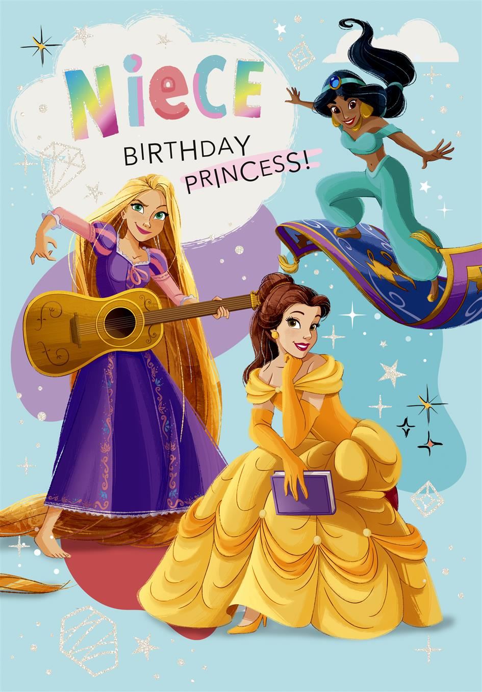 Hallmark Disney Princess Niece Birthday Card