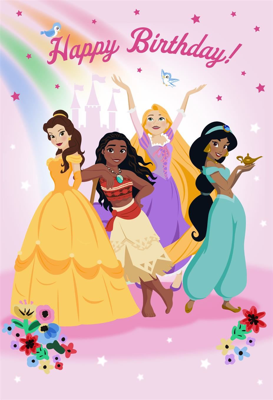 Hallmark Disney Princess Birthday Card