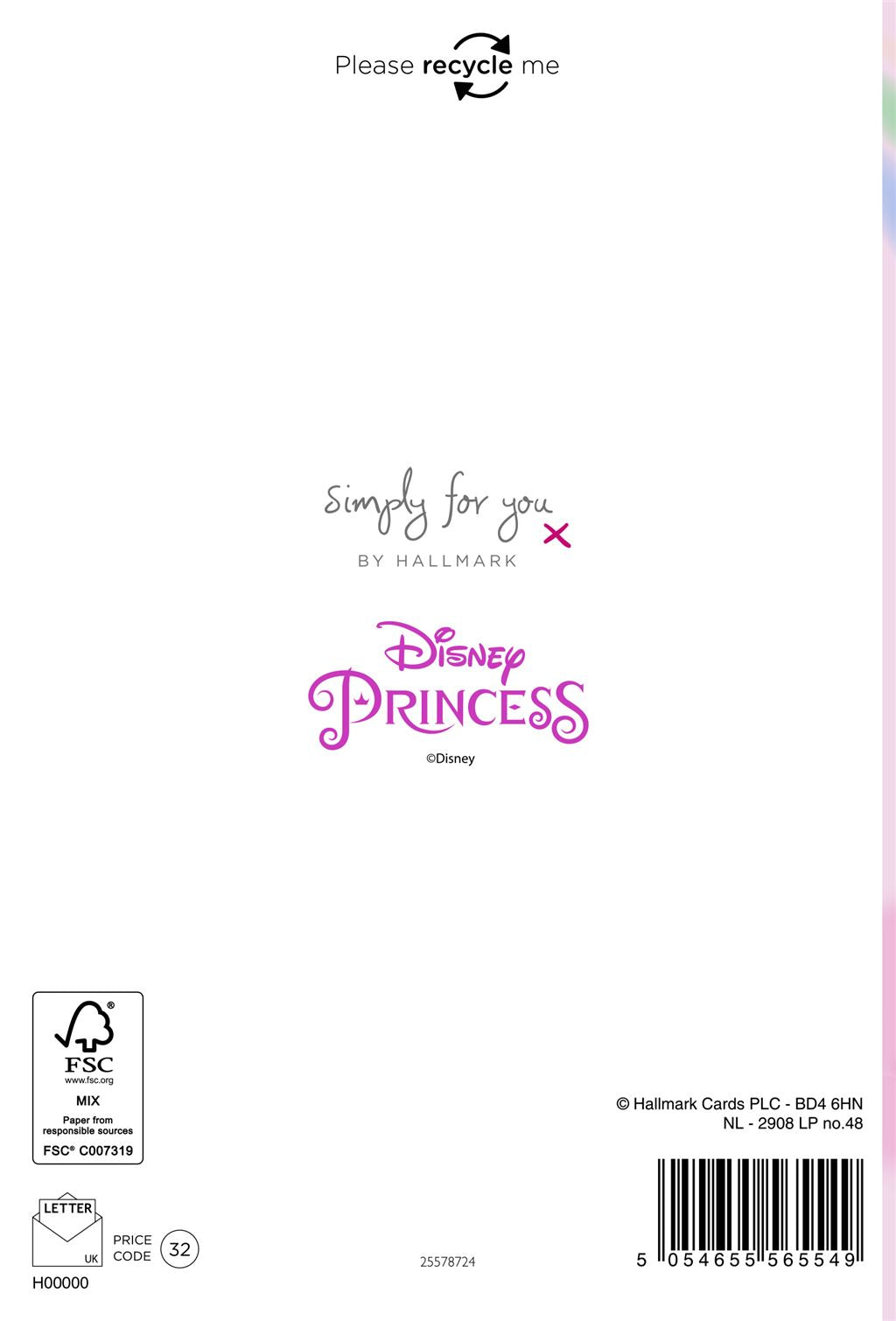 Hallmark Disney Princess Birthday Card