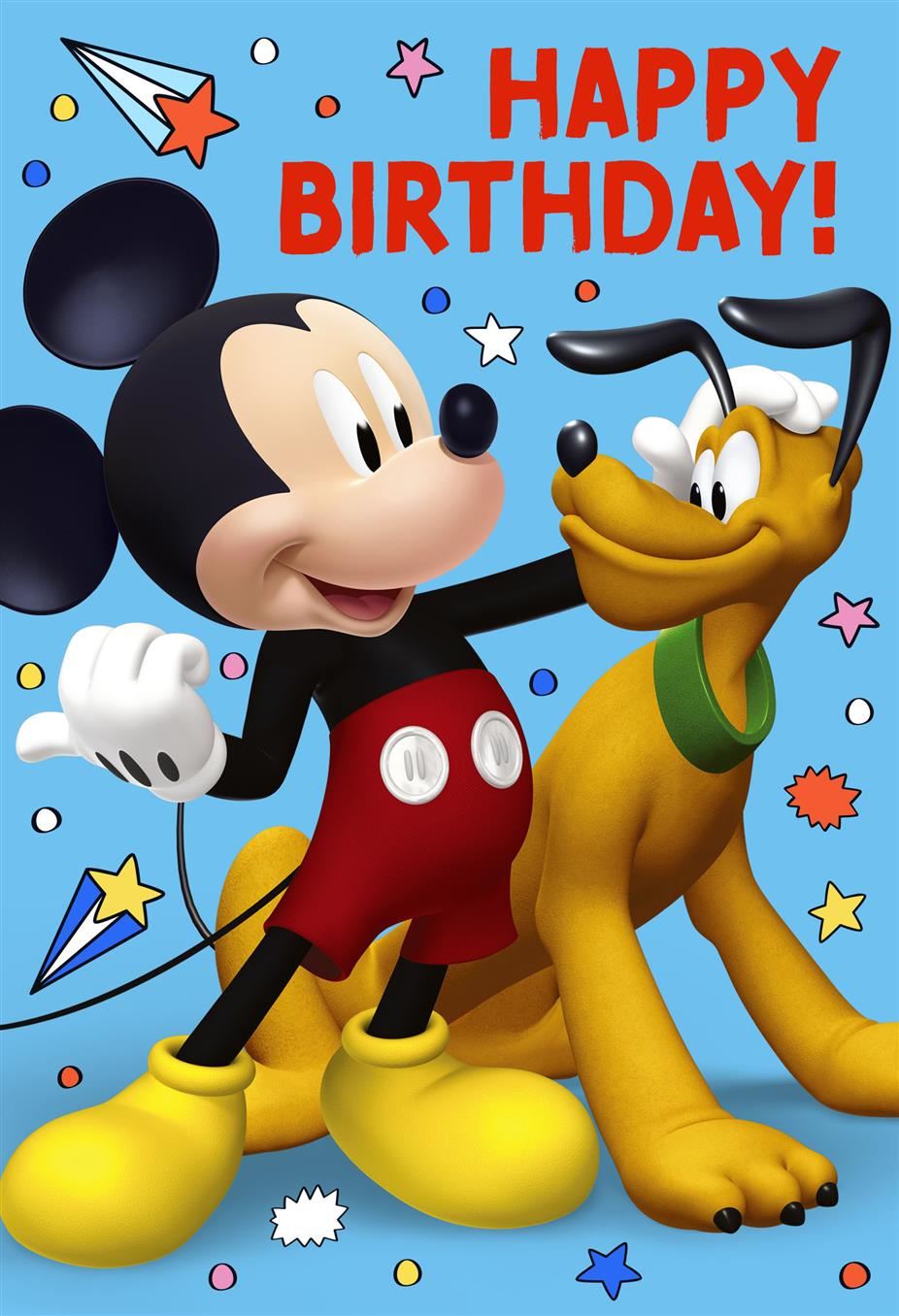 Hallmark Disney Jr Mickey Mouse Birthday Card