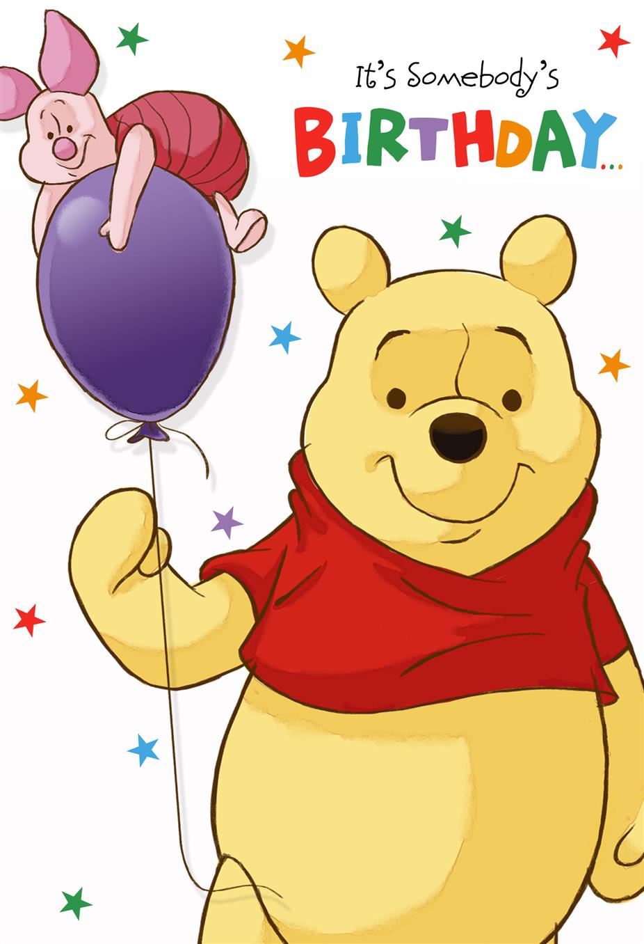 Hallmark Winnie The Pooh Birthday Card