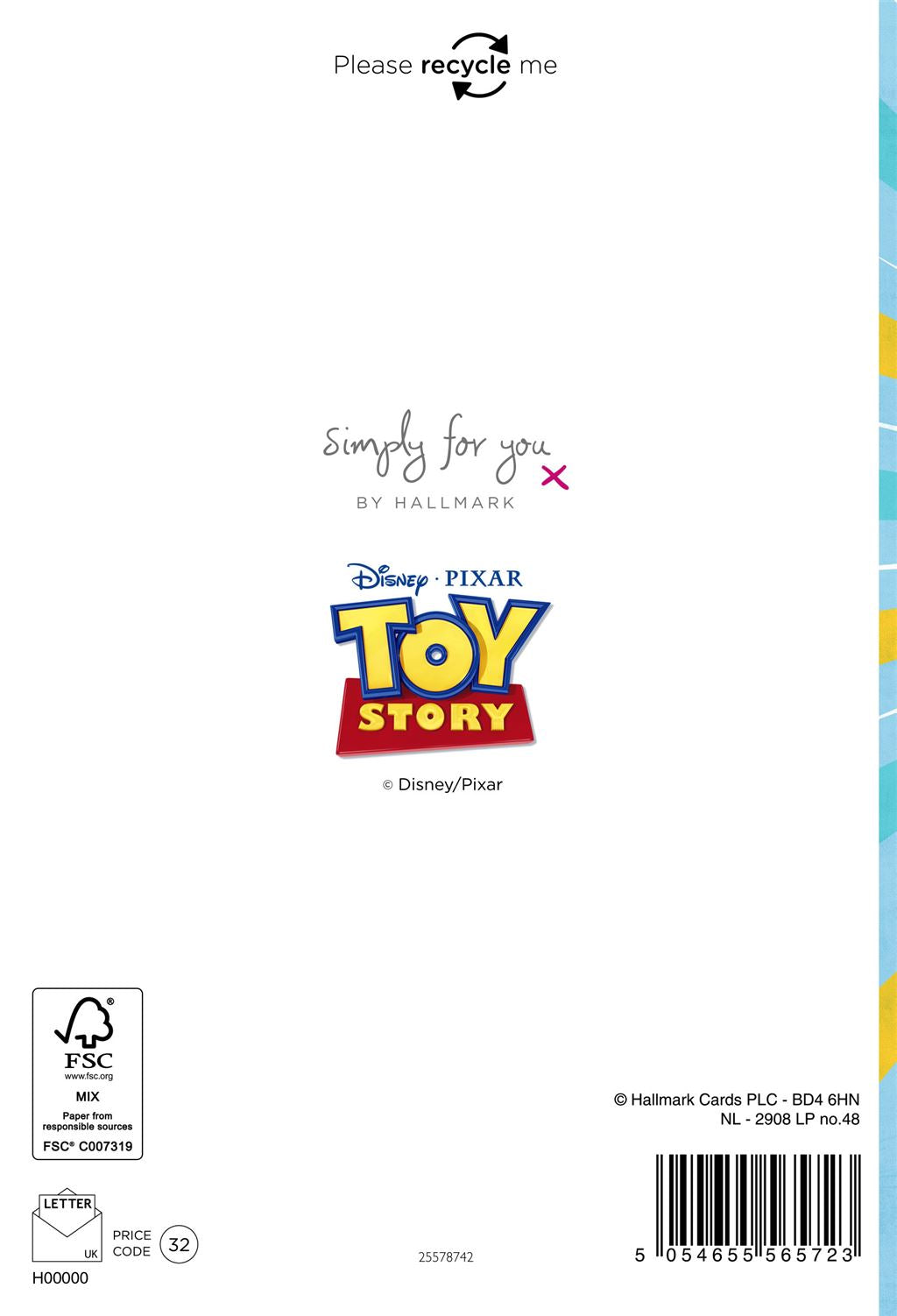 Hallmark Toy Story 6th Birthday Card