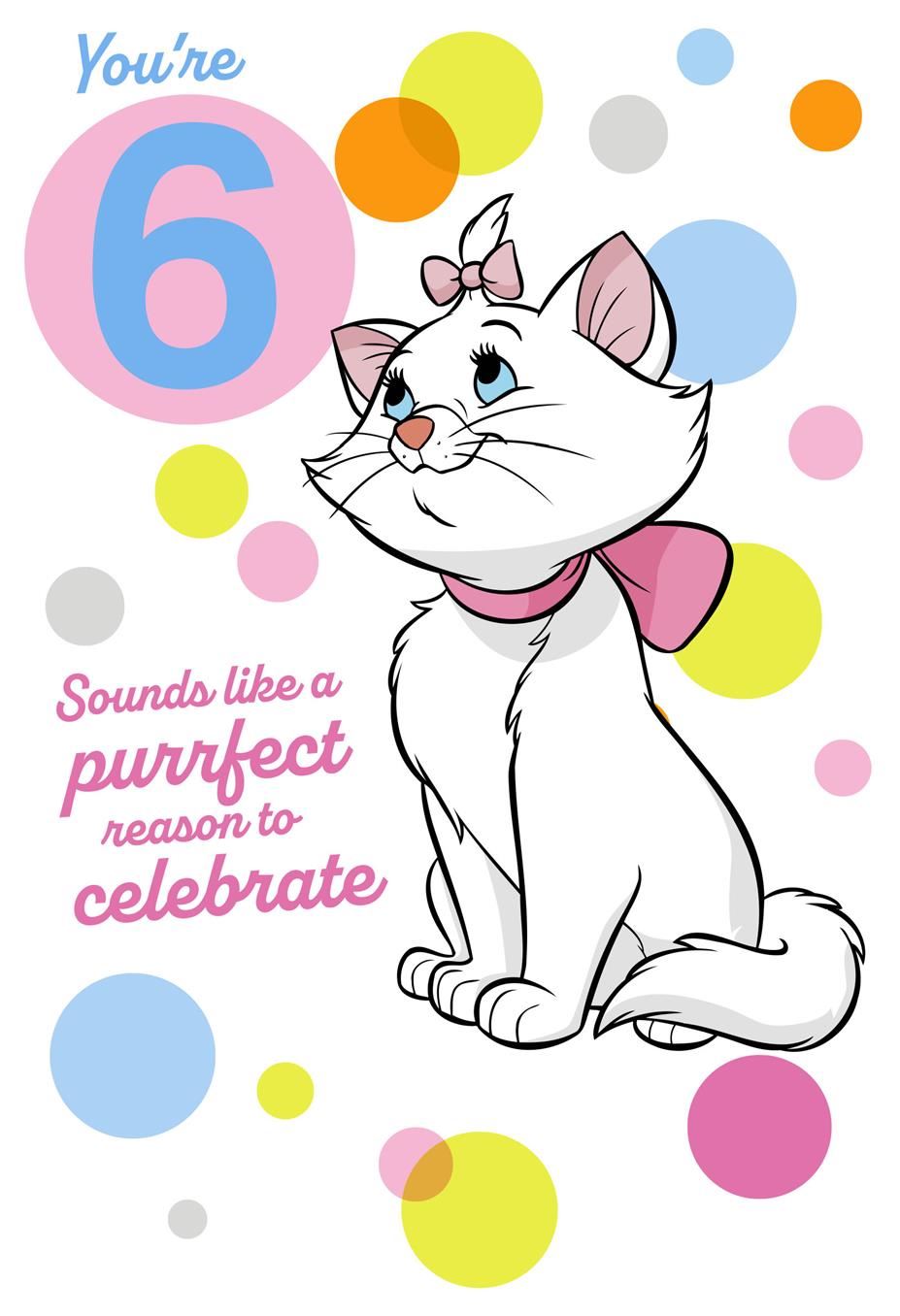 Hallmark Disney Aristocats Birthday Card