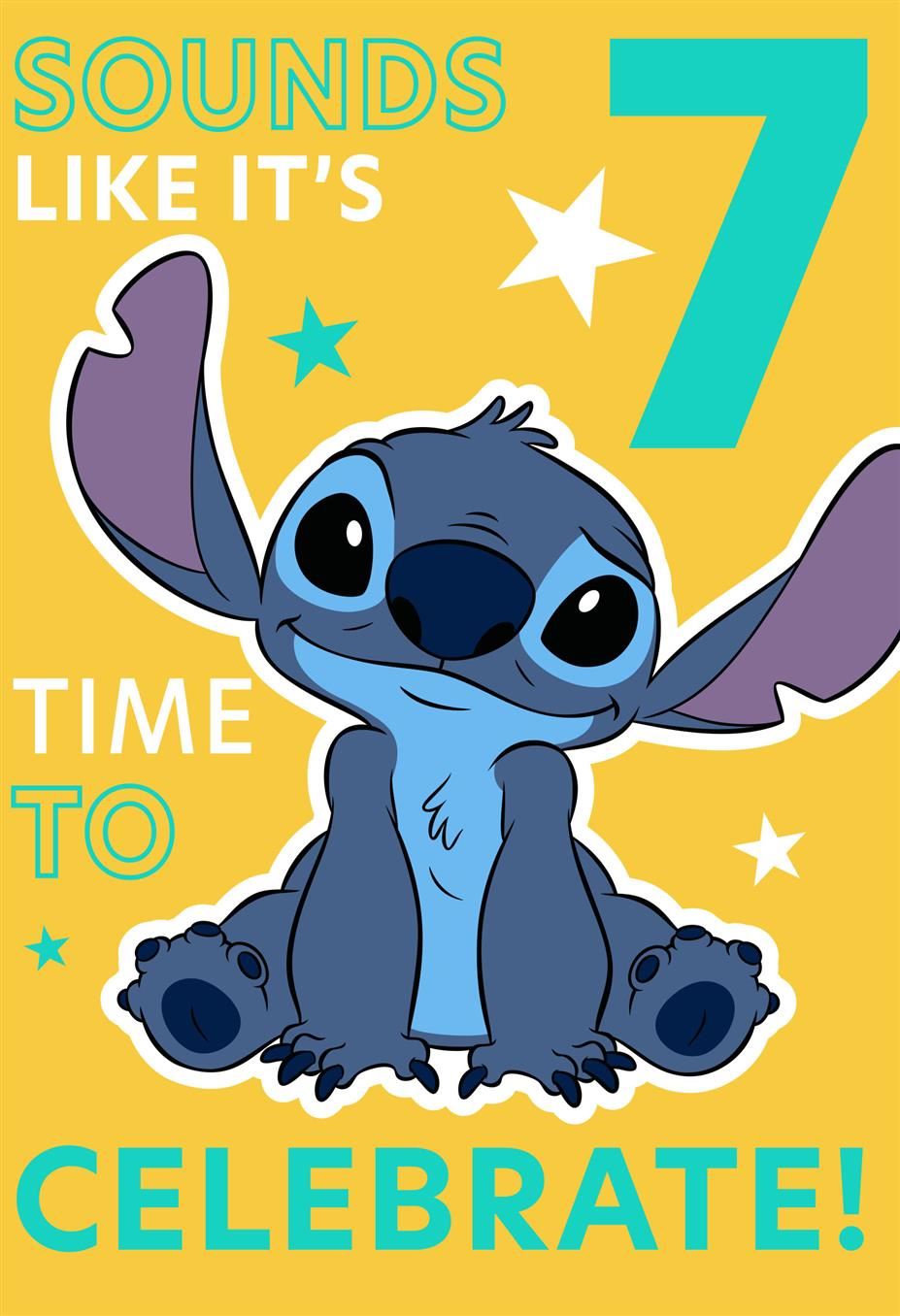 Hallmark Lilo & Stitch 7th Birthday Card