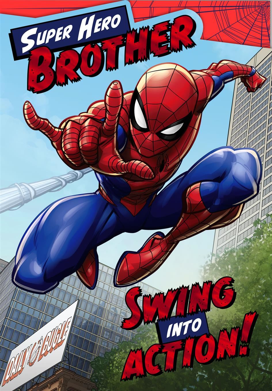 Hallmark Marvel Spider-Man Brother Birthday Card