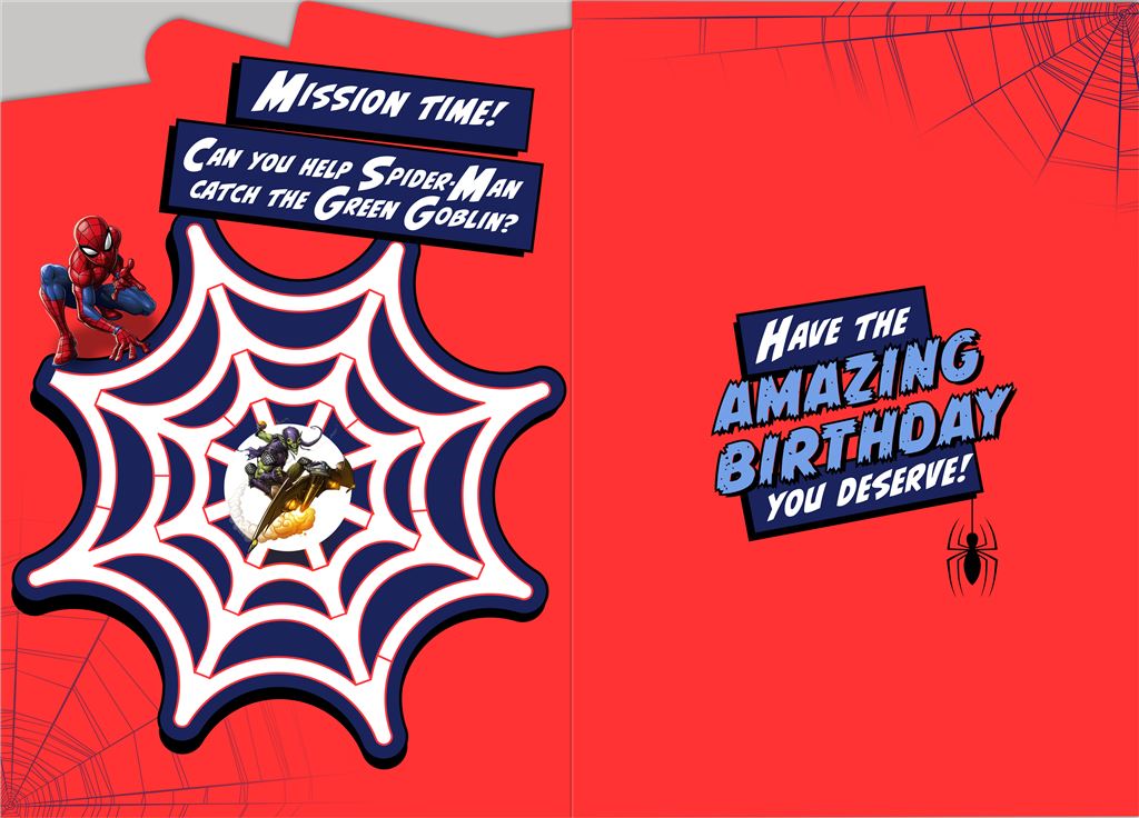 Hallmark Marvel Spider-Man Brother Birthday Card