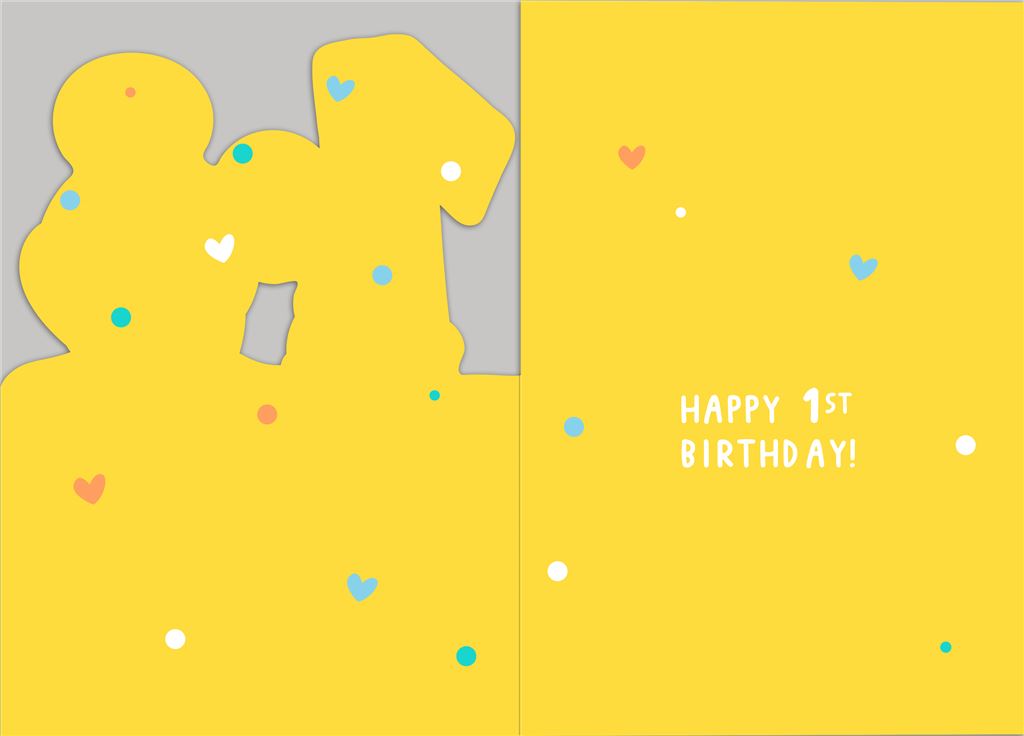 Hallmark Mickey Mouse 1st Birthday Card