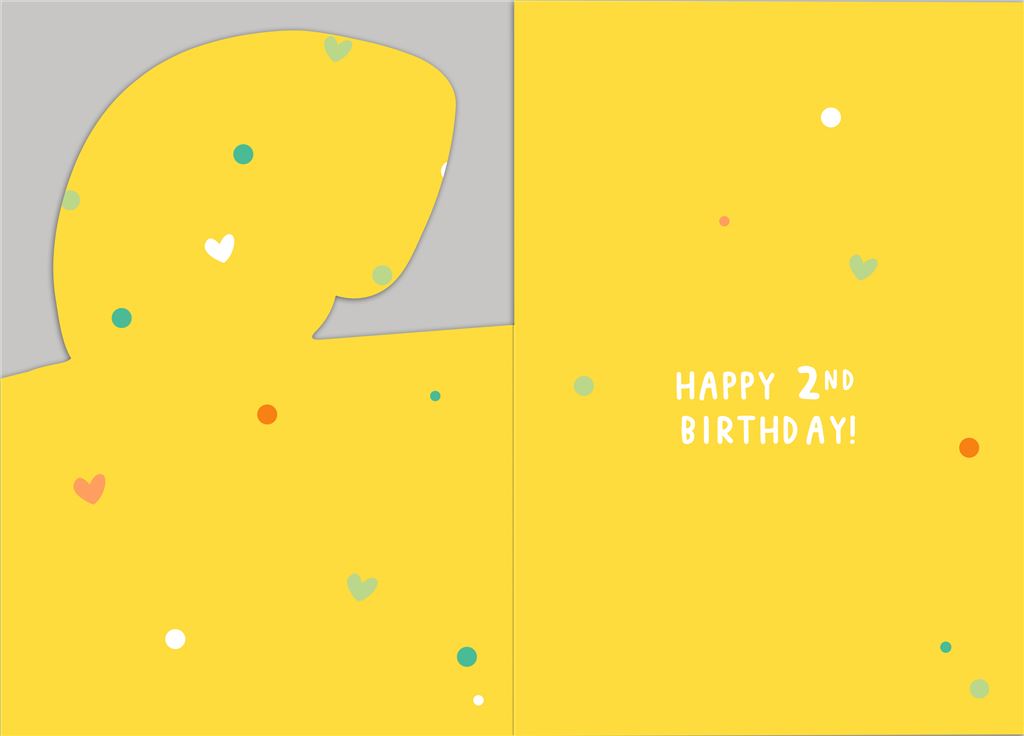 Hallmark Mickey Mouse 2nd Birthday Card