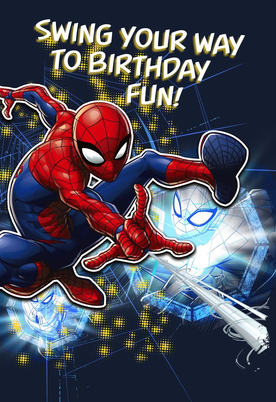 Hallmark Marvel Spider-Man Birthday Card