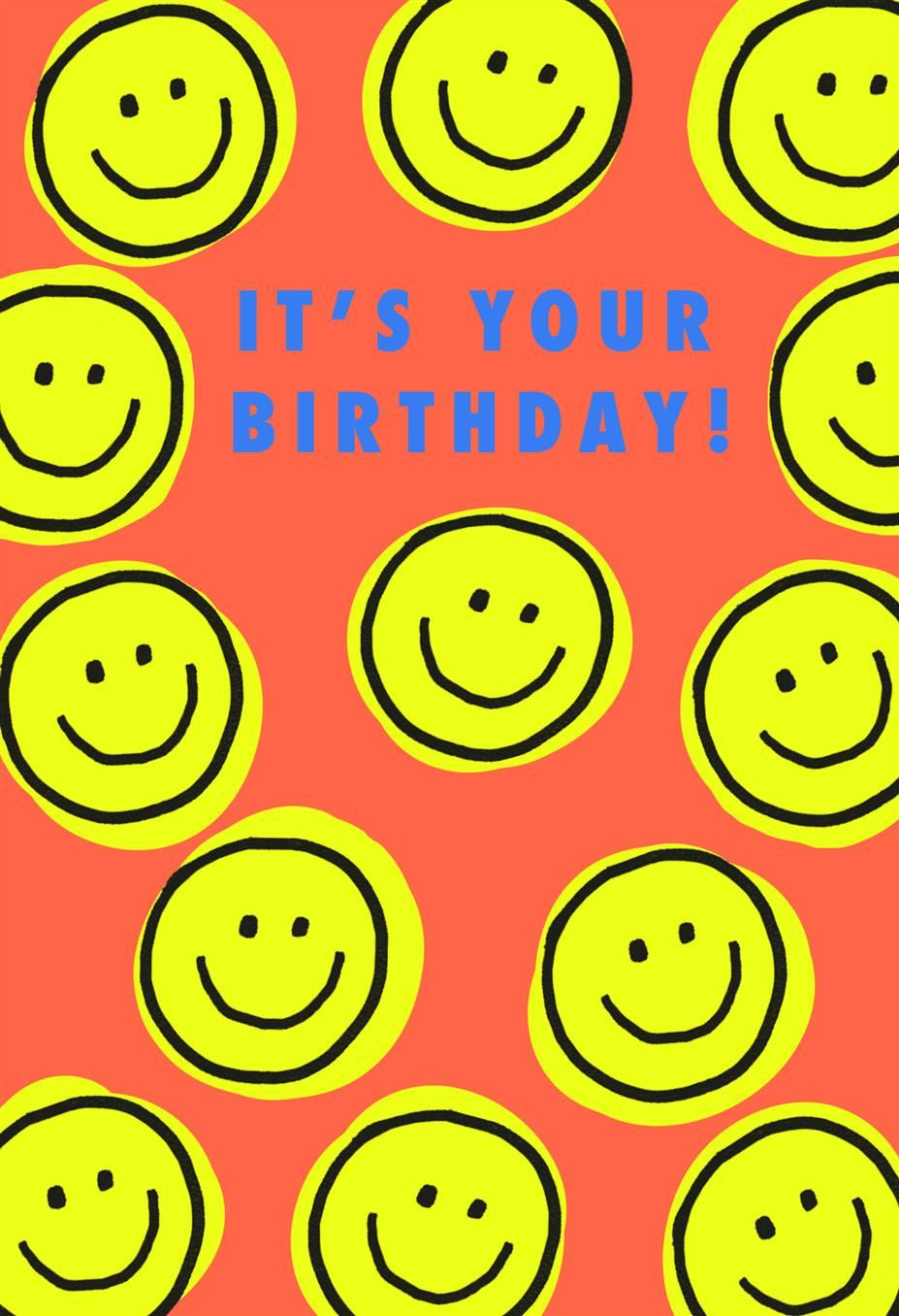 Hallmark Smiley Birthday Card