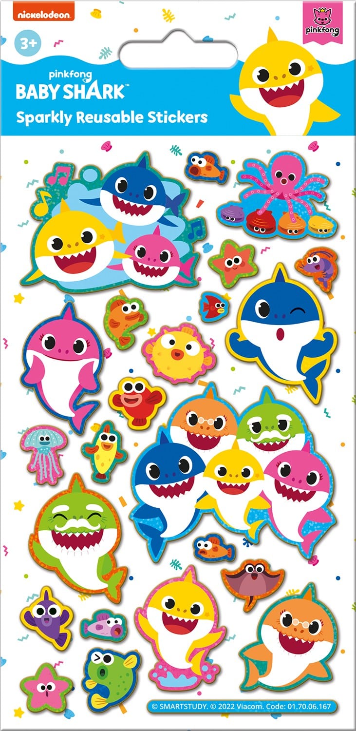 Baby Shark Foil Stickers