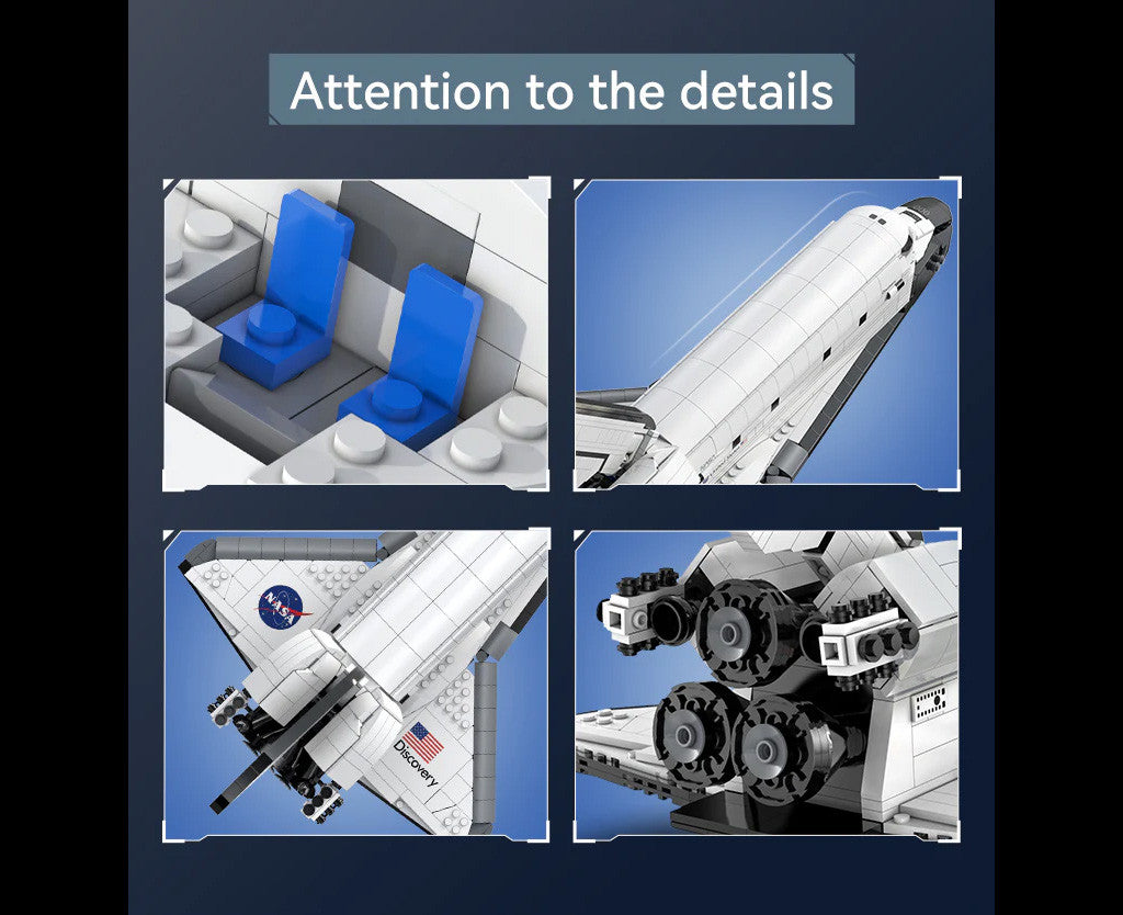 Cada NASA Space Shuttle Discovery 1827 Piece Construction Set