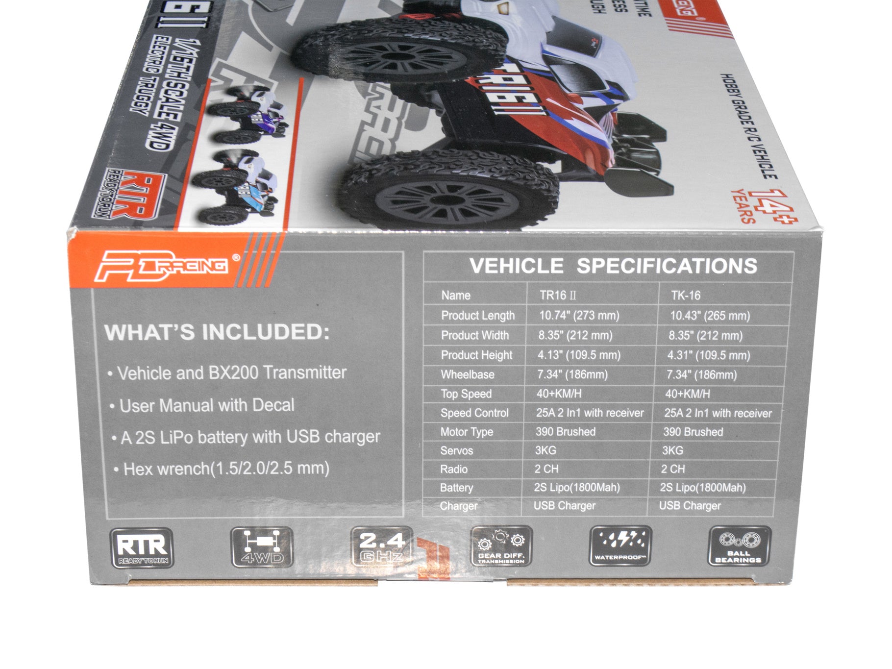Tr16II 1:16 Scale 4WD Electric Truggy