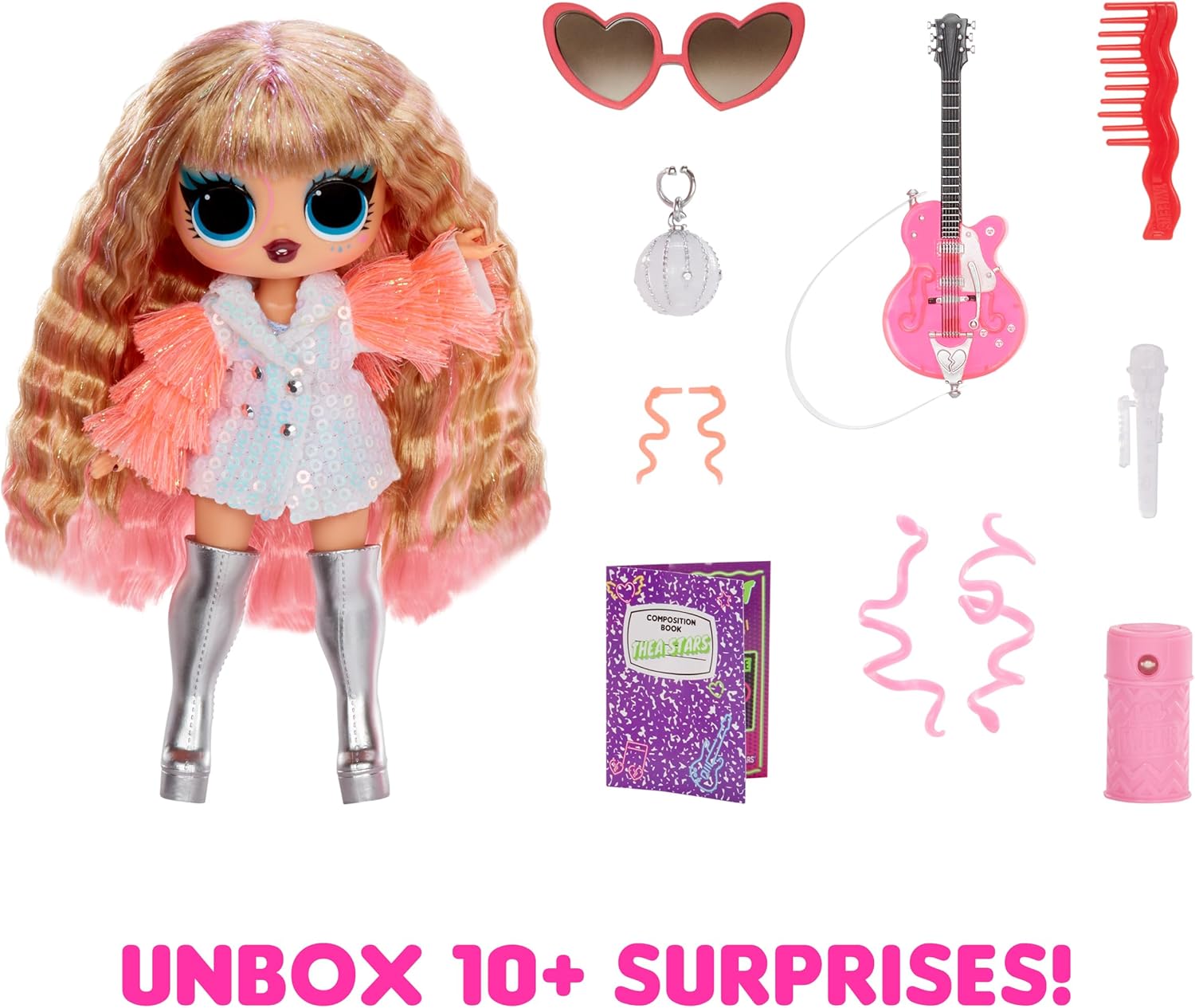 LOL Surprise Neon Pop Stars Thea Stars Doll