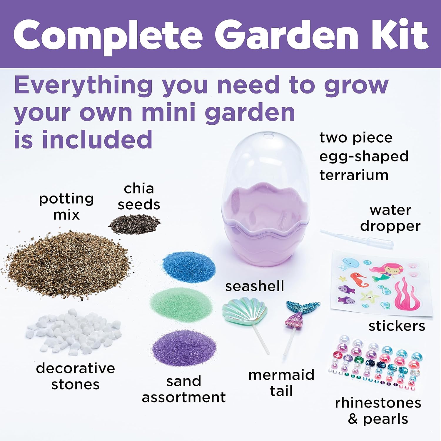 Grow Mini Garden Mermaid Set