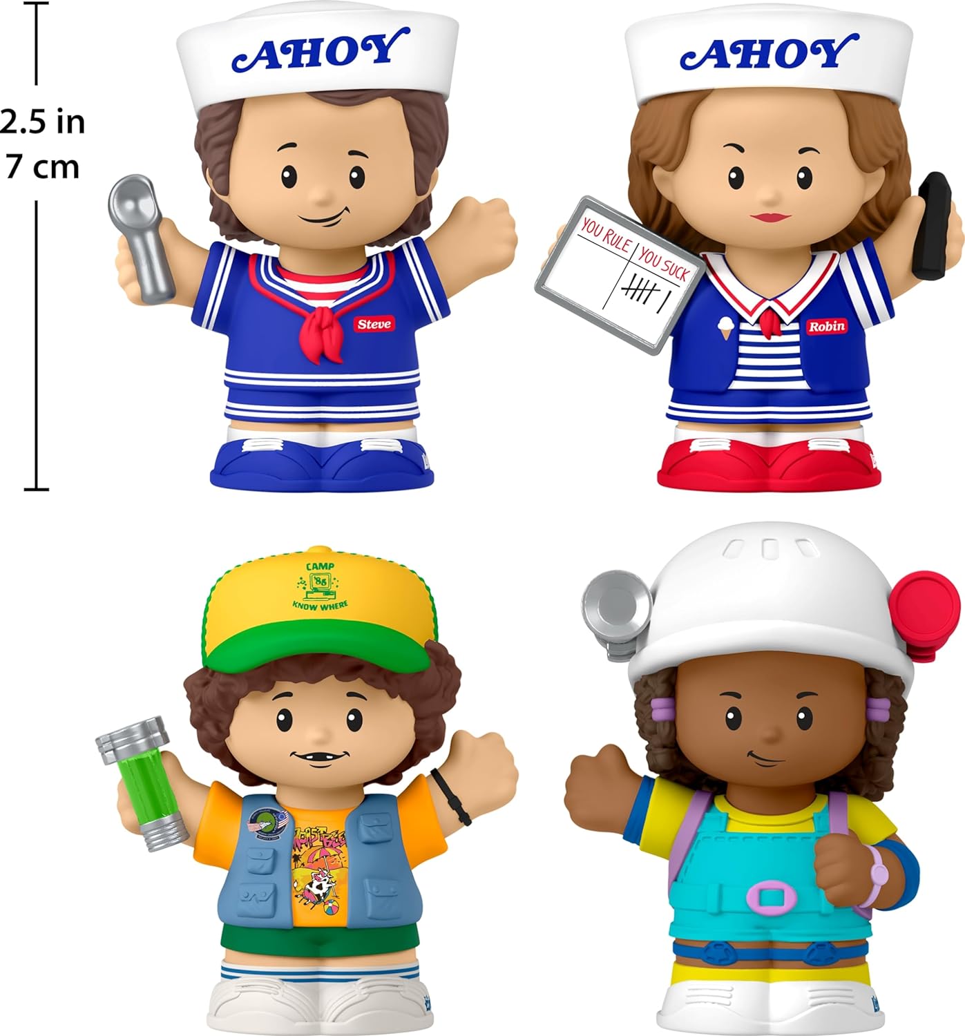 Fisher Price Stranger Things Scoops Ahoy Collector Set