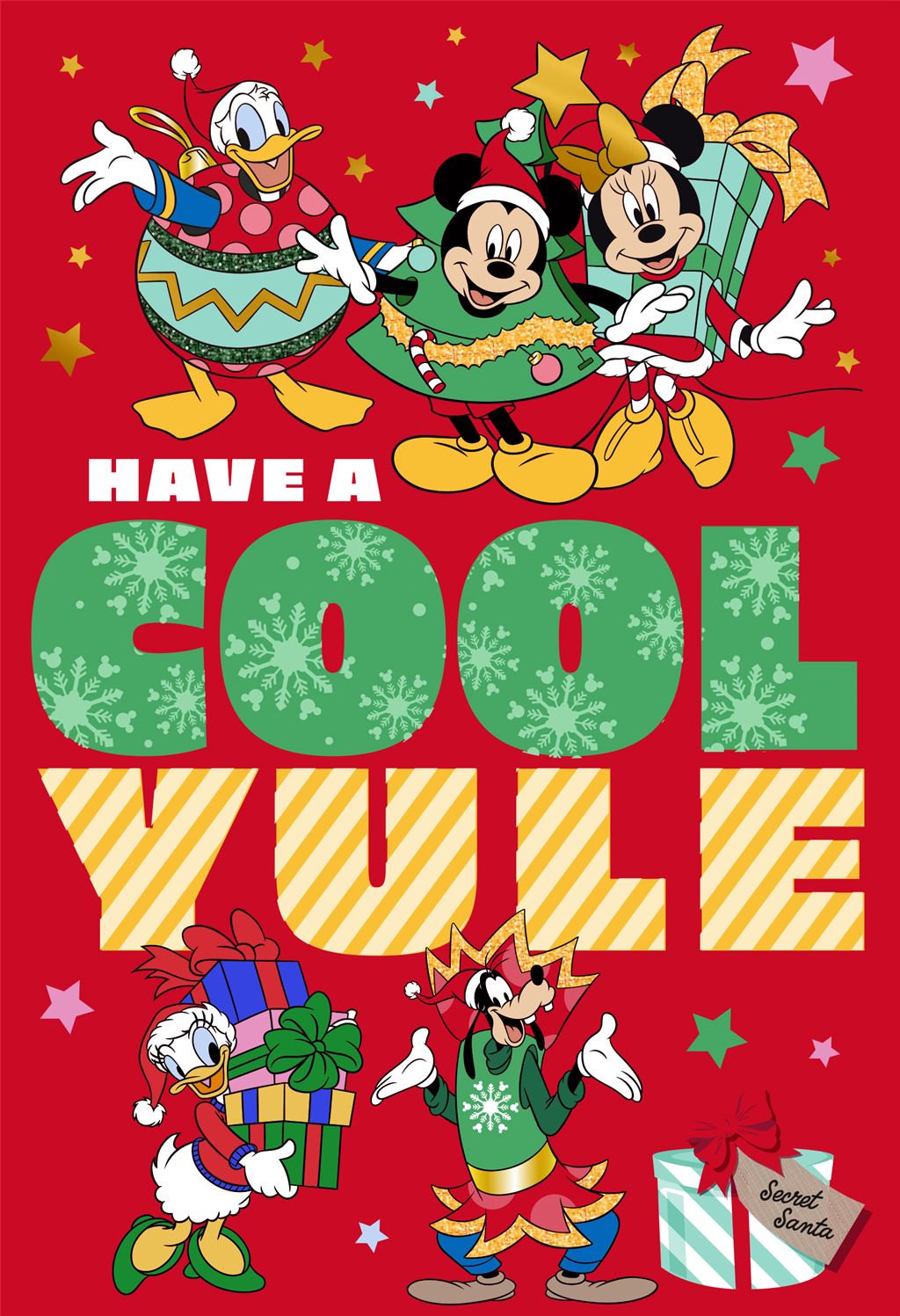 Hallmark Disnney Mickey Mouse Christmas Card
