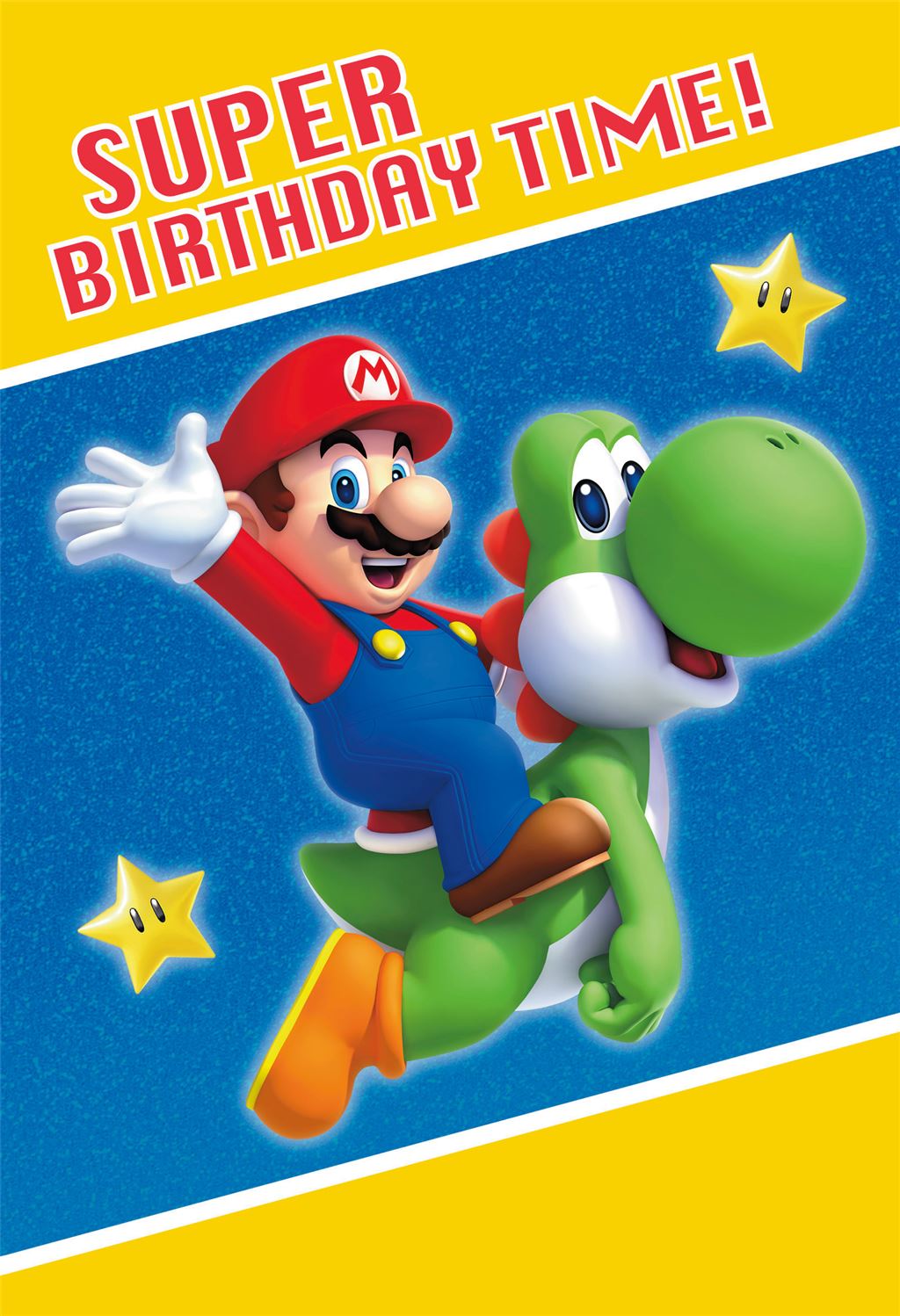 Hallmark Super Mario Brothers Birthday Card