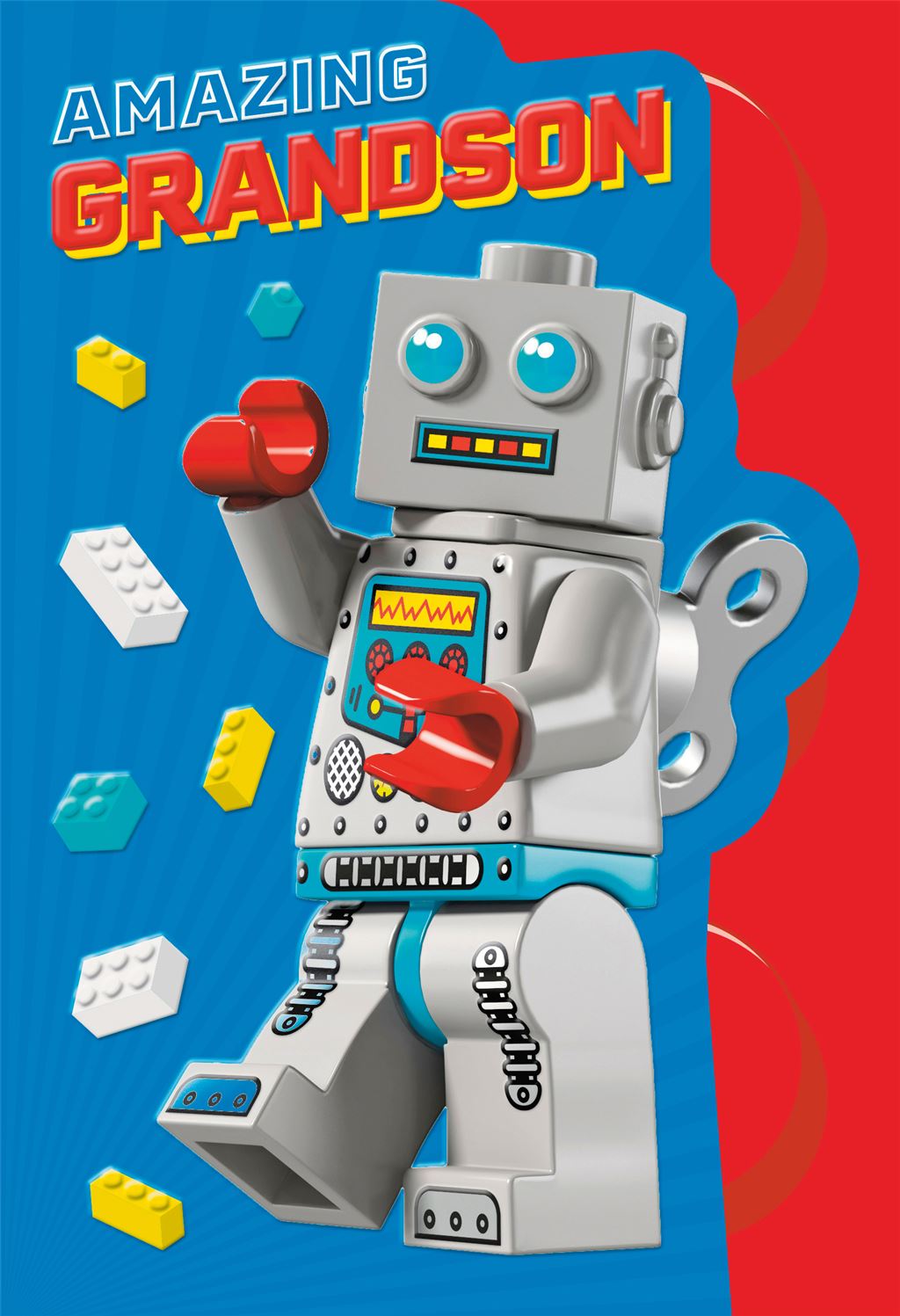 Hallmark Lego Grandson Birthday Card