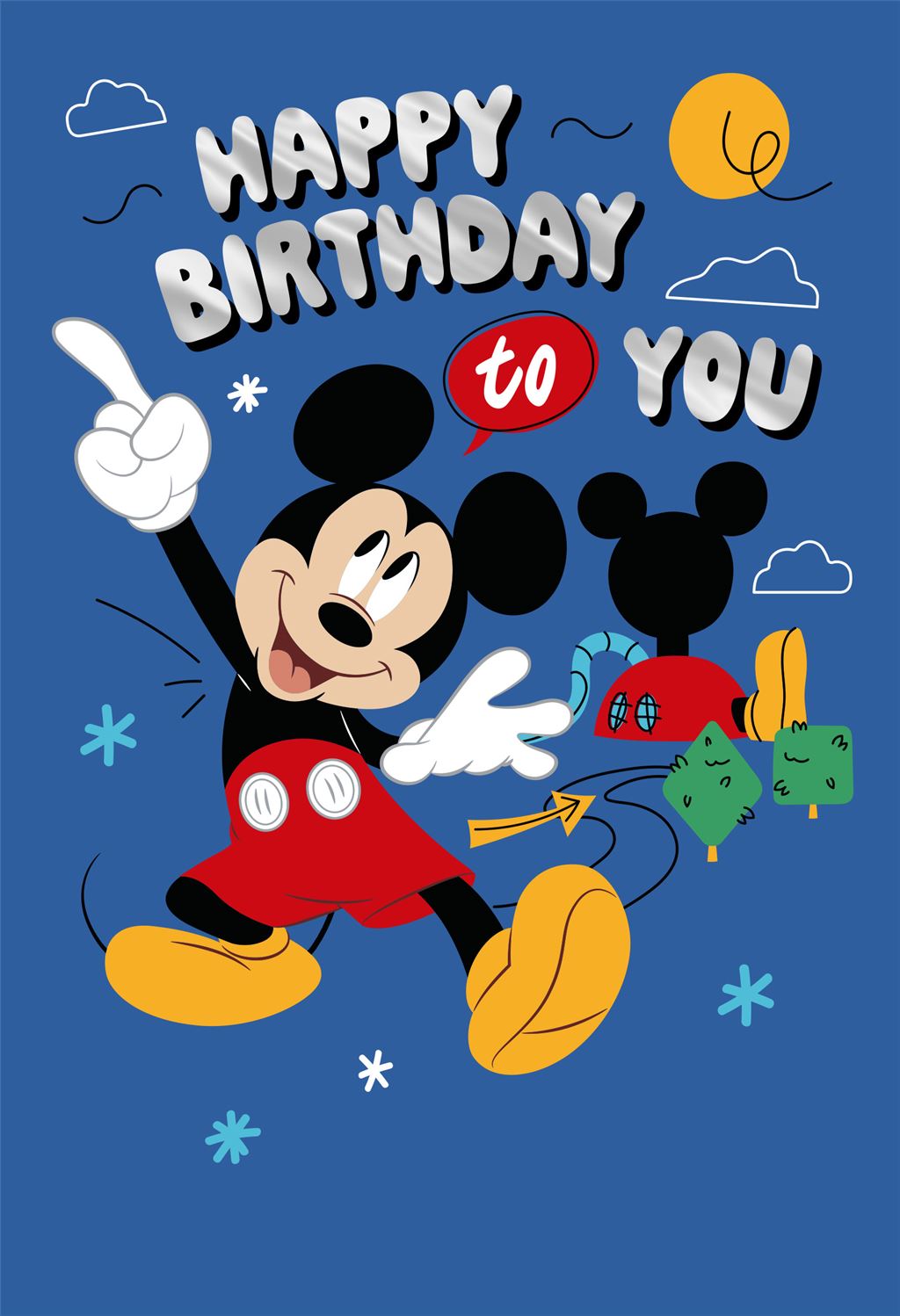 Hallmark Disney Jr Mickey Mouse Birthday Card