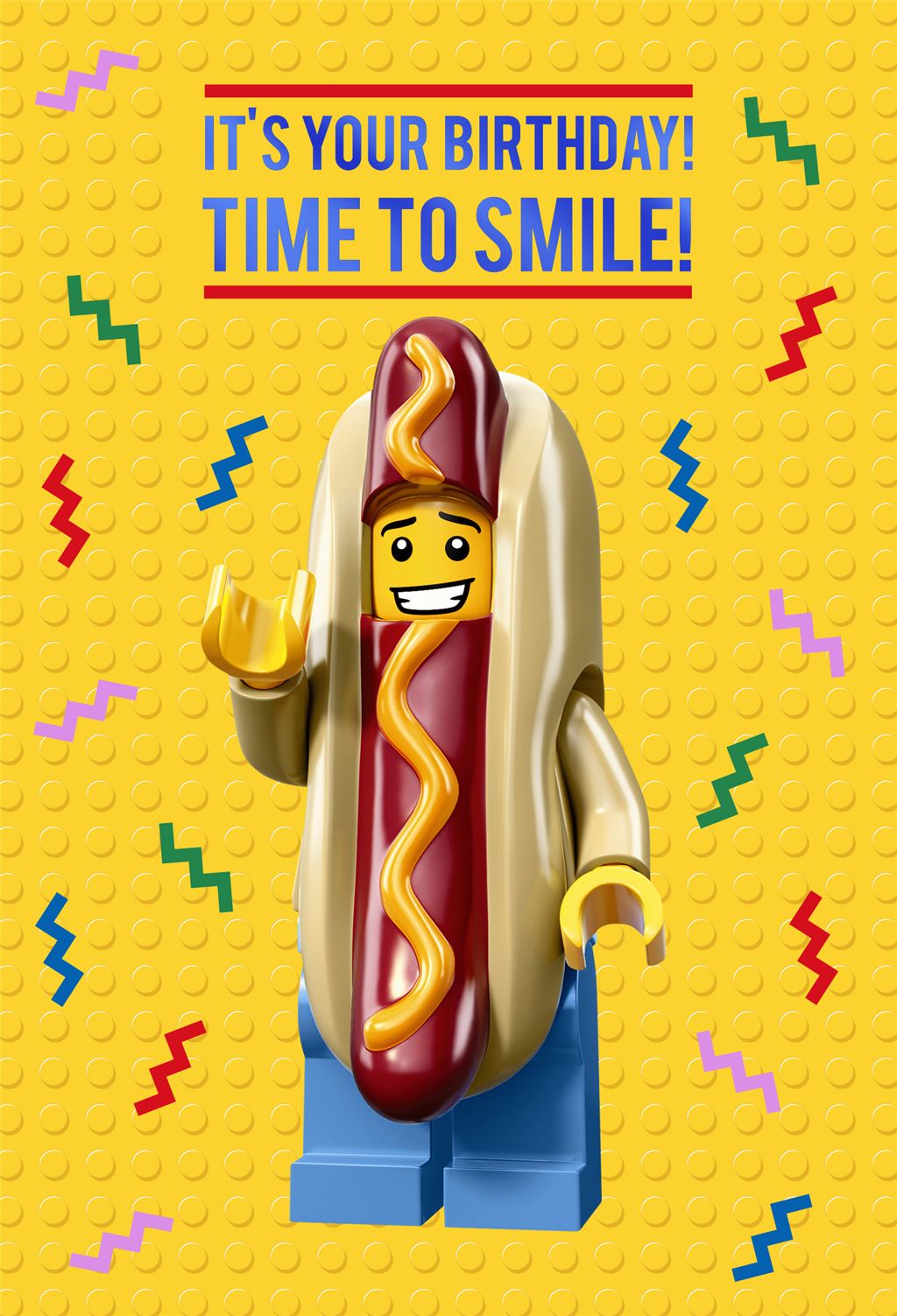Hallmark Lego Birthday Card
