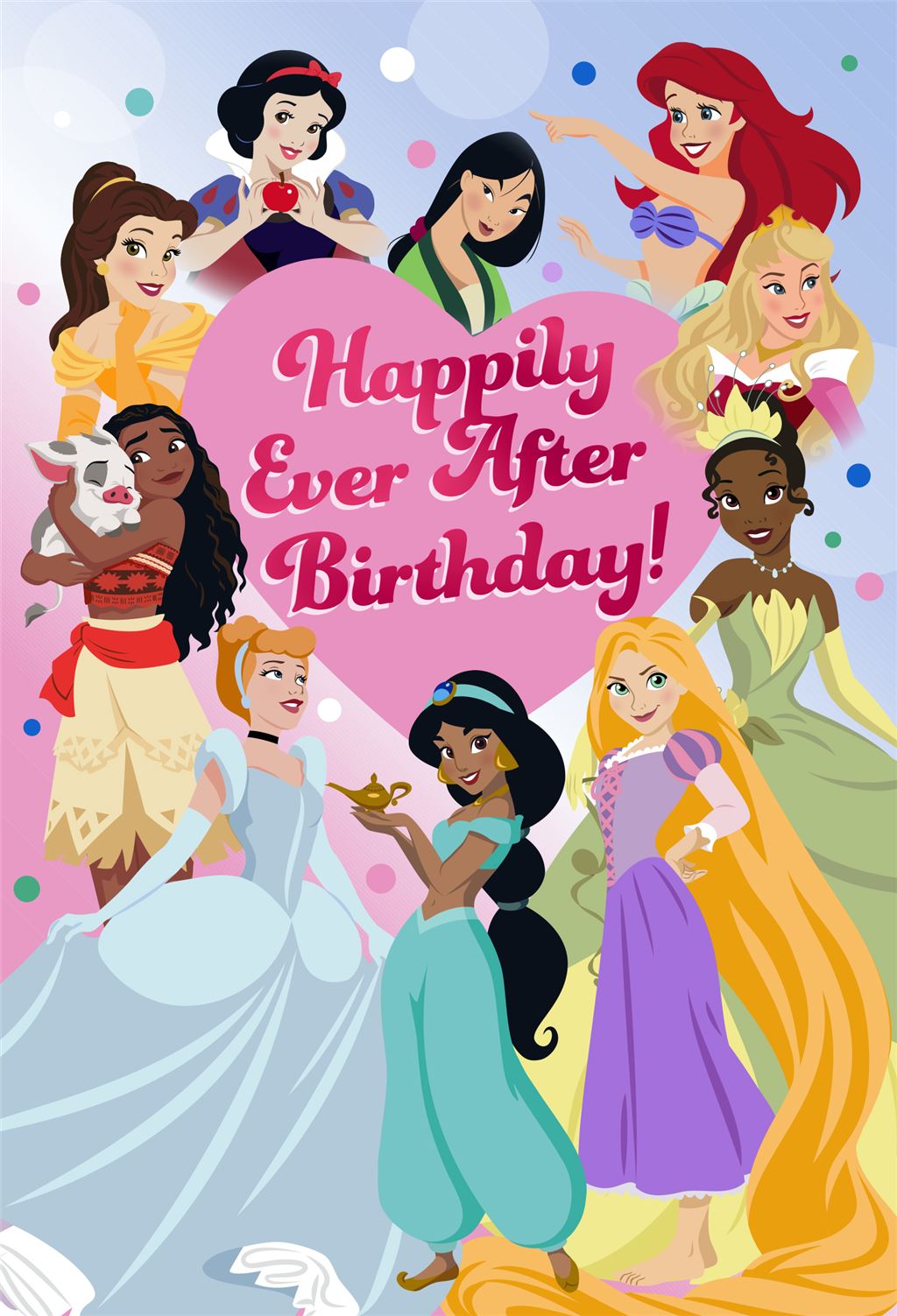Hallmark Disney Princess Birthday Card