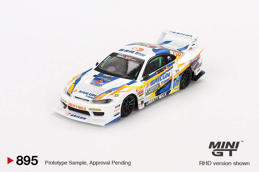 Mini GT Nissan S15 Silvia 2023 Formula Drift Japan 1:64 Scale
