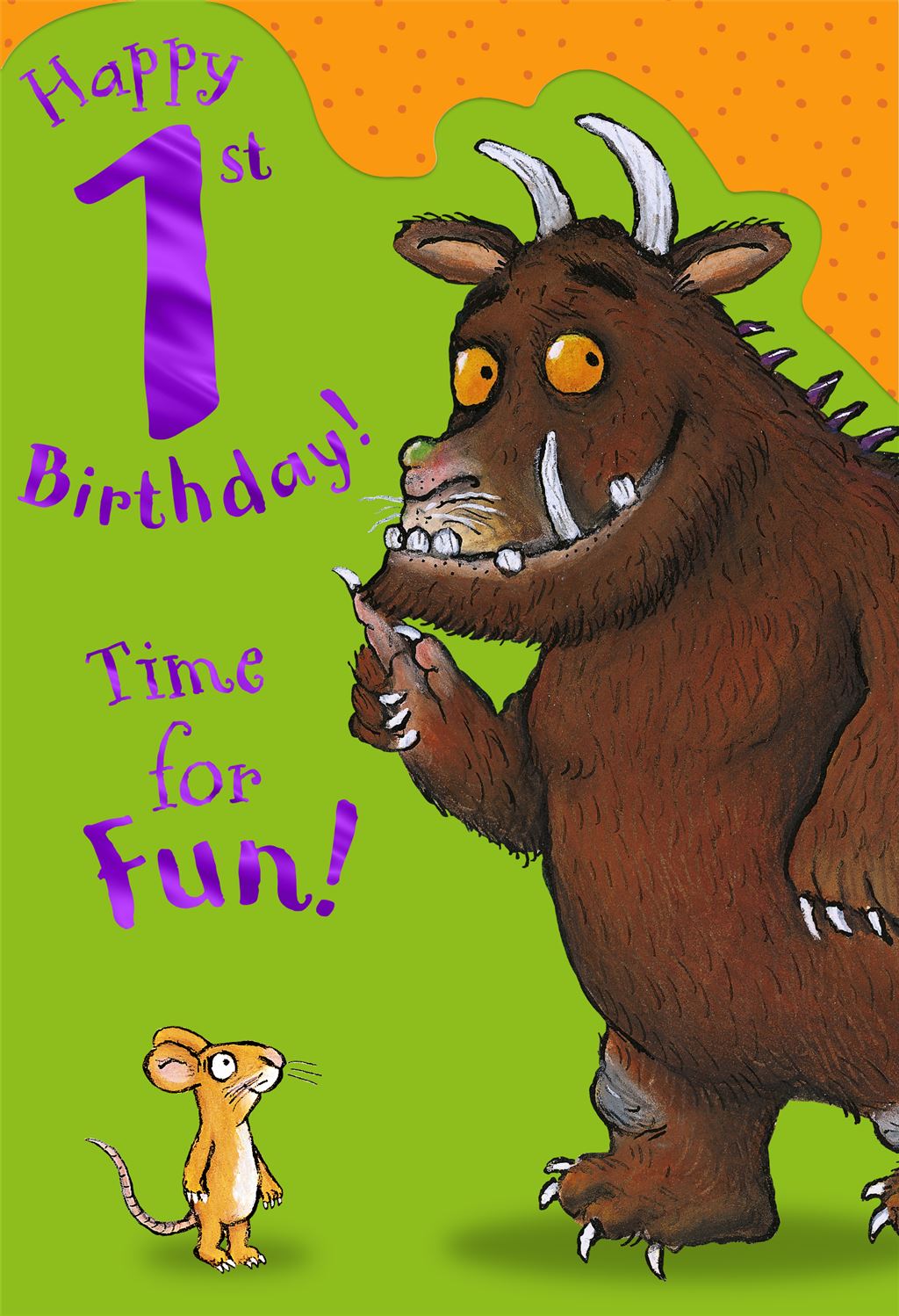 Hallmark The Gruffalo 1st Birthday Card