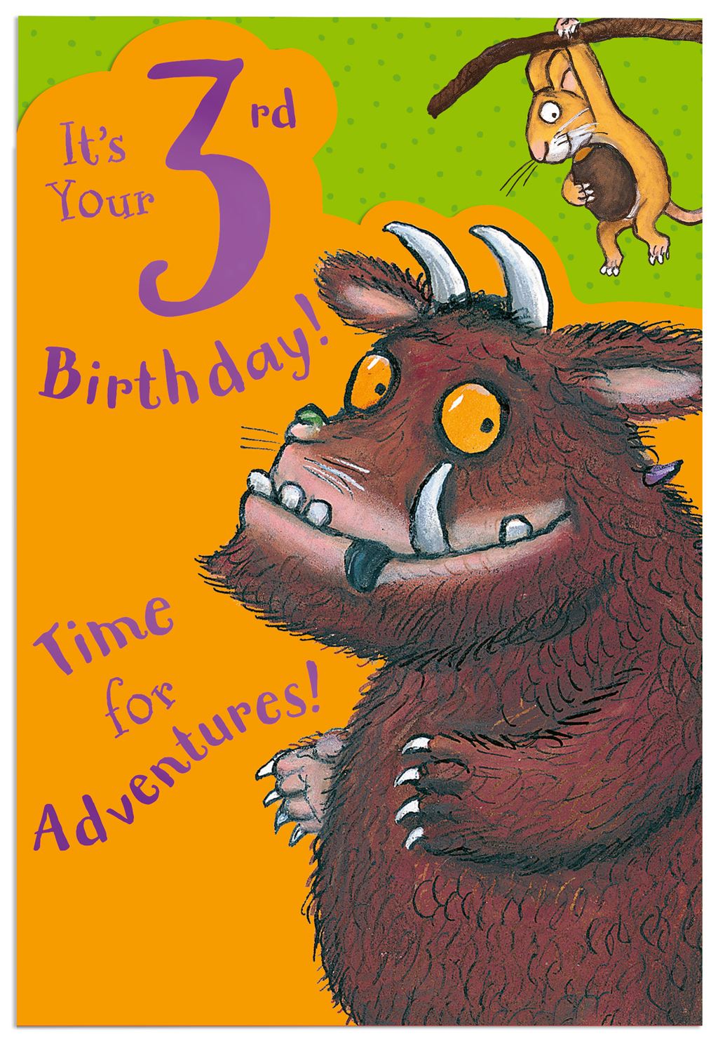 Hallmark The Gruffalo 3rd Birthday Card