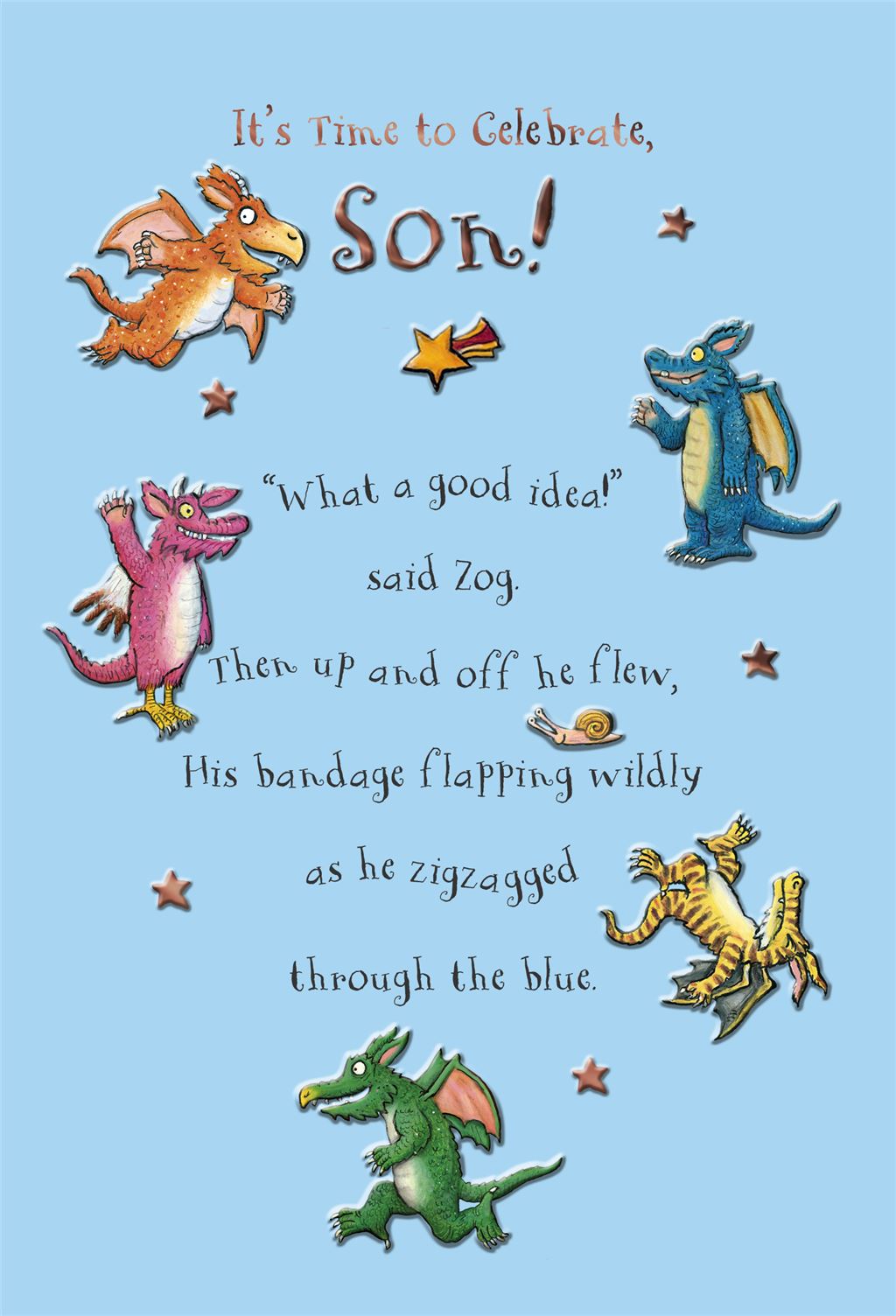 Hallmark Zog Son Birthday Card