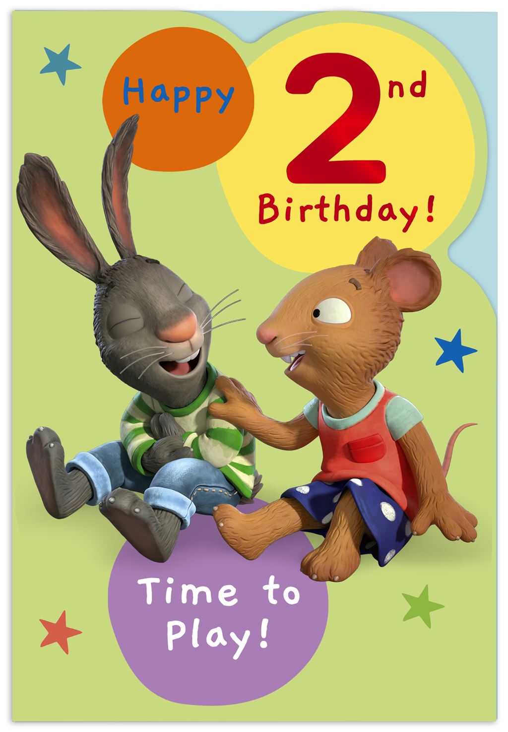 Hallmark Pip and Posy 2nd Birthday Card