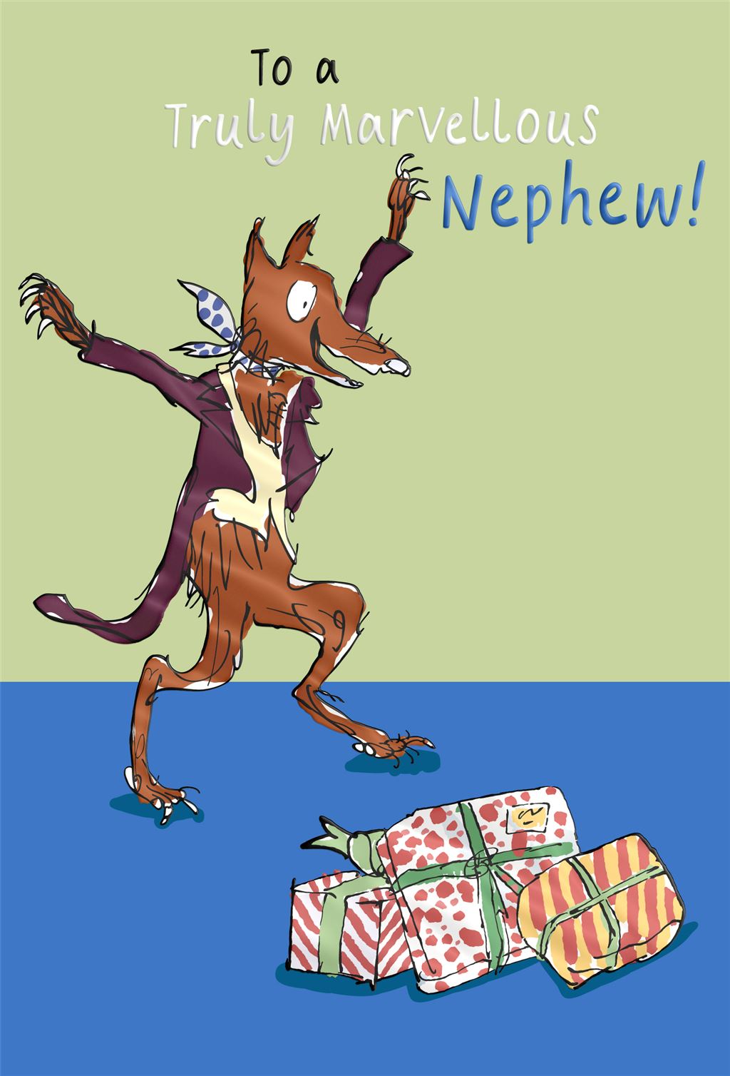 Hallmark Roald Dahls Fantastic Mr Fox Birthday Card